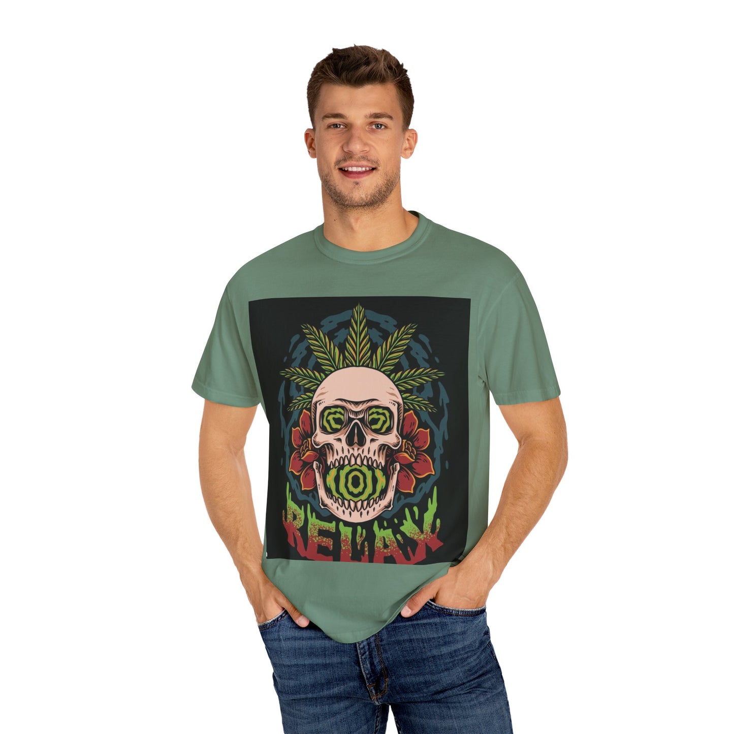 Vibrant Skull Graphic Unisex T-Shirt - Retro Chill Style