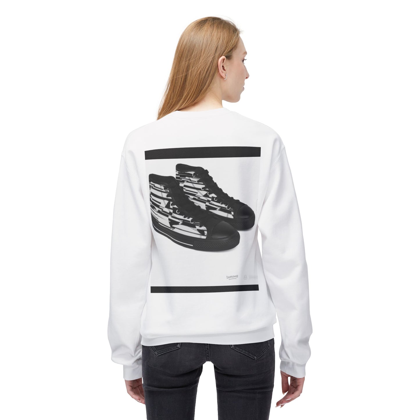 Cool Rhino and Sneakers Fleece Sweatshirt for Trendsetters