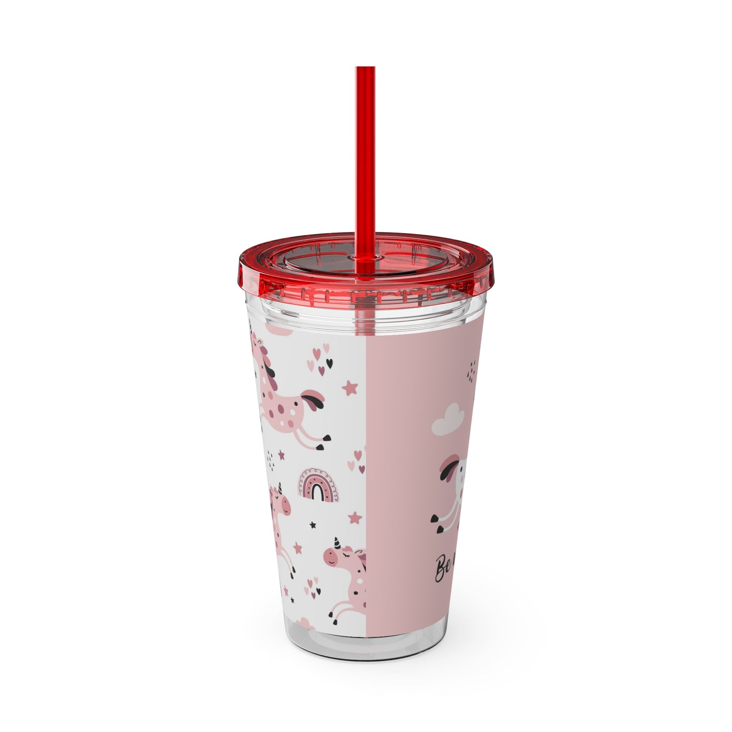Sunsplash Unicorn Tumbler – 16oz Drinkware with Straw, Perfect for Kids & Unicorn Lovers