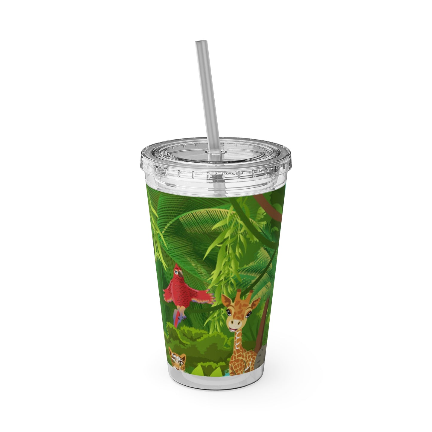 Sunsplash Tumbler with Straw, 16oz