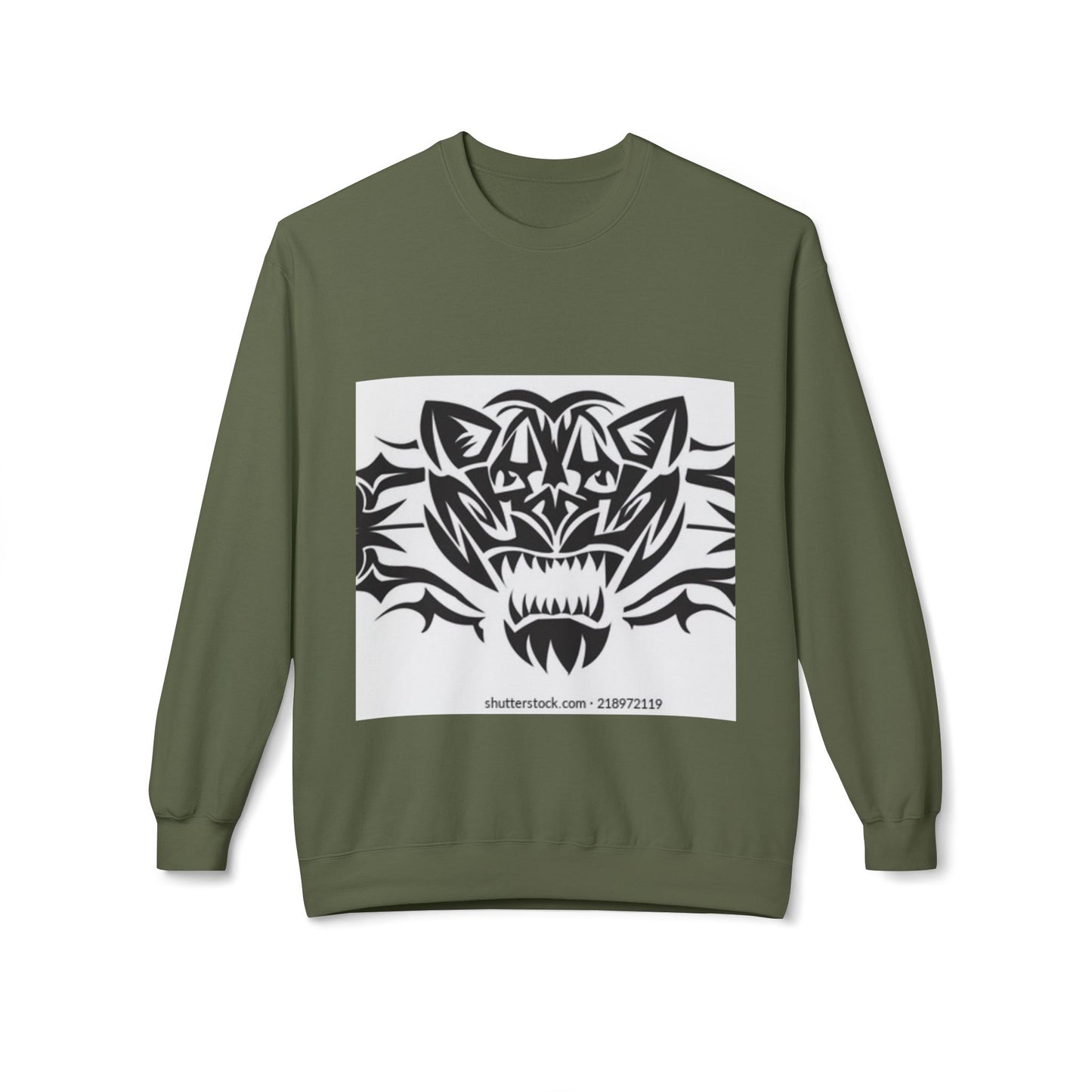 Fierce Tiger Graphic Sweatshirt for Nature Lovers
