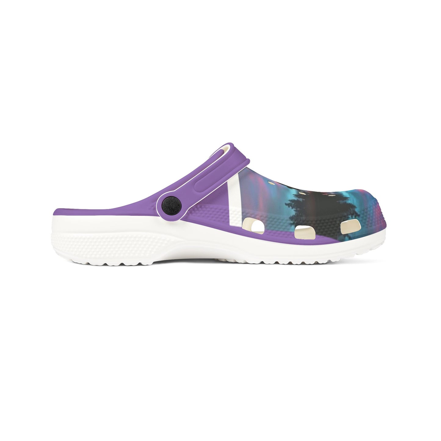 Colorful EVA Foam Rubber Clogs with Nature Design