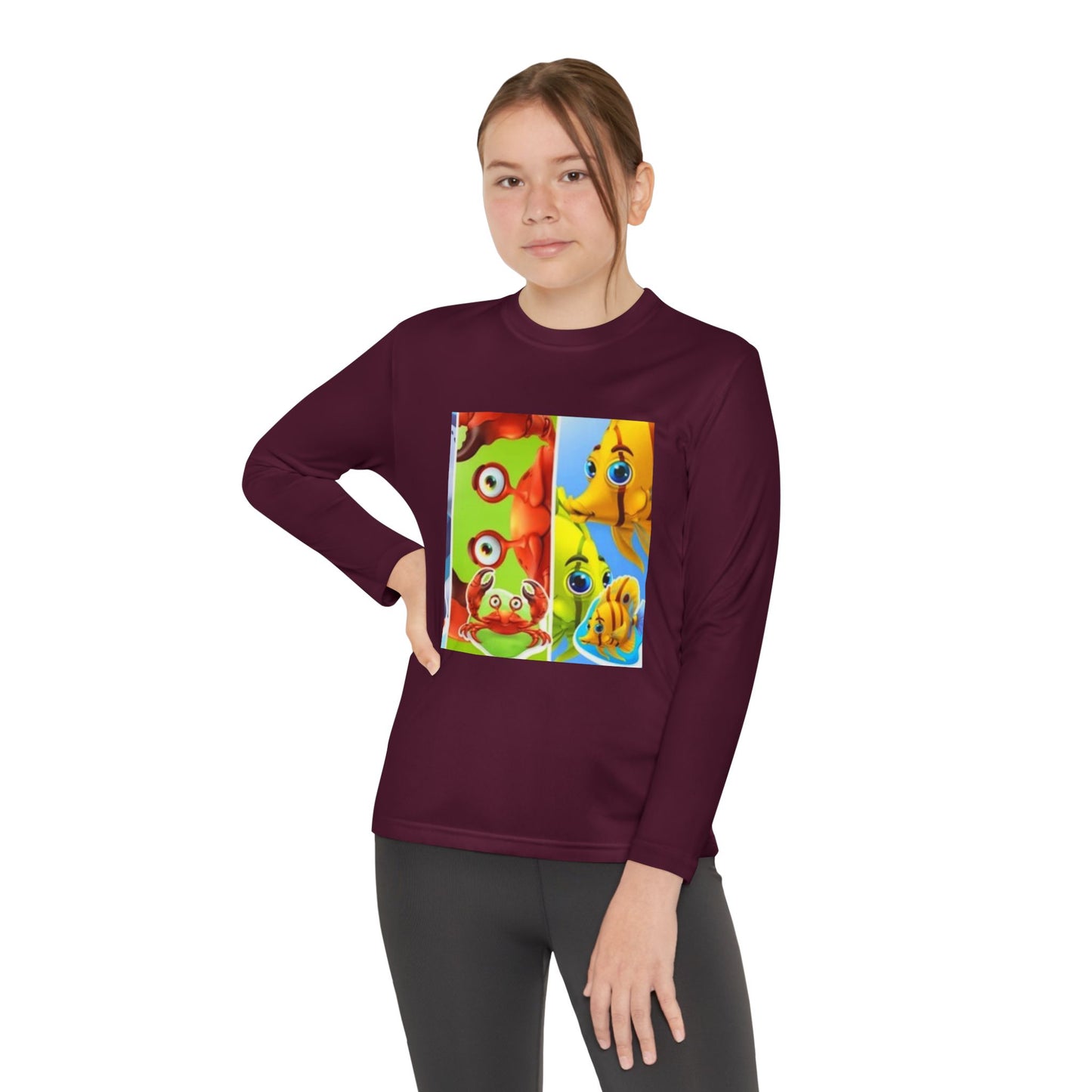 Vibrant Youth Long Sleeve Tee - Fun Animal Designs for Playful Kids