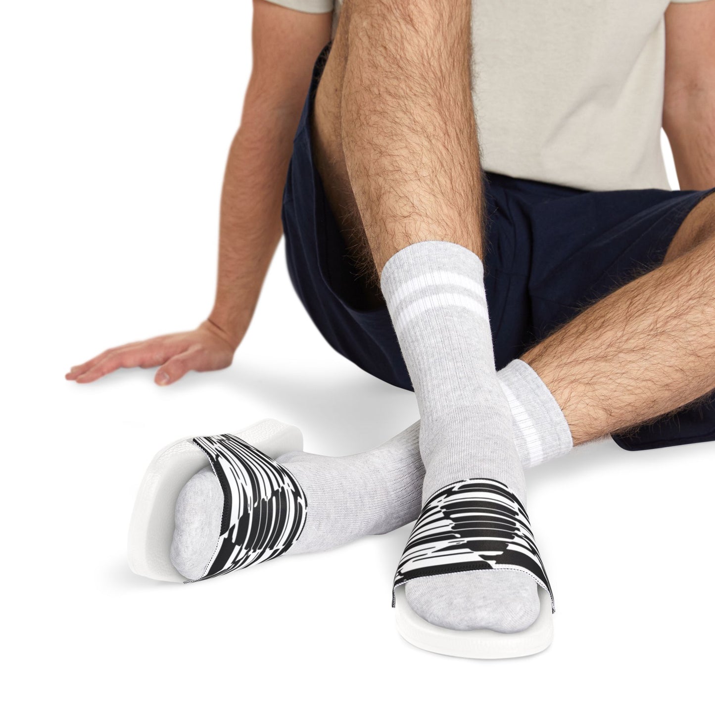 Men's Stylish Graphic Removable-Strap Sandals - Trendy Summer Footwear