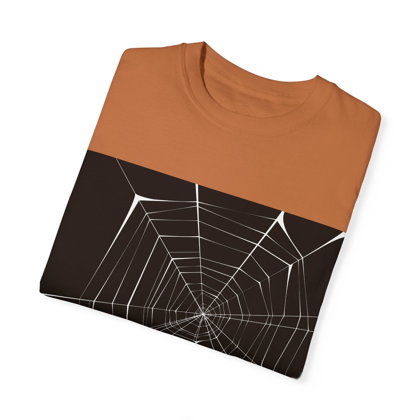 Spooky Spider Web Unisex Garment-Dyed T-Shirt