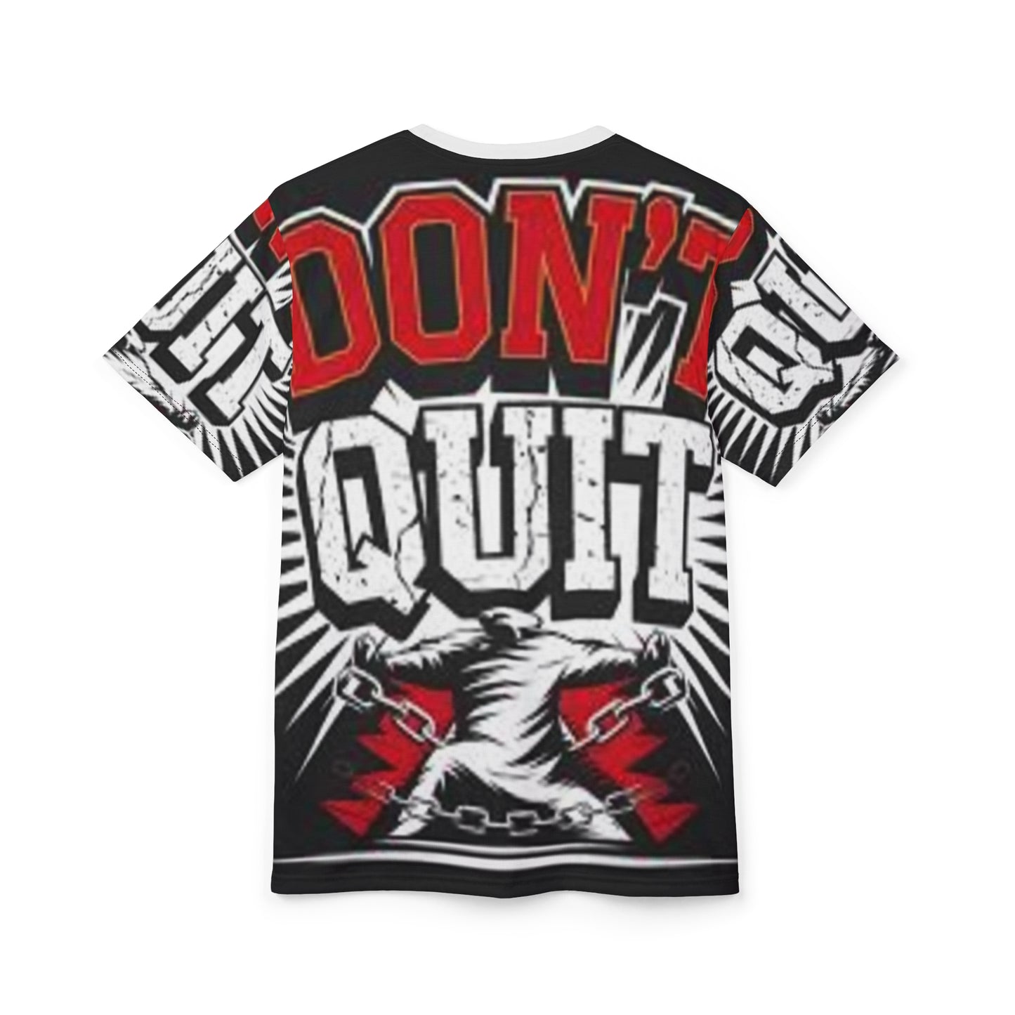 Motivational Unisex Tee - "Don't Quit" Graphic T-Shirt for Fitness Enthusiasts