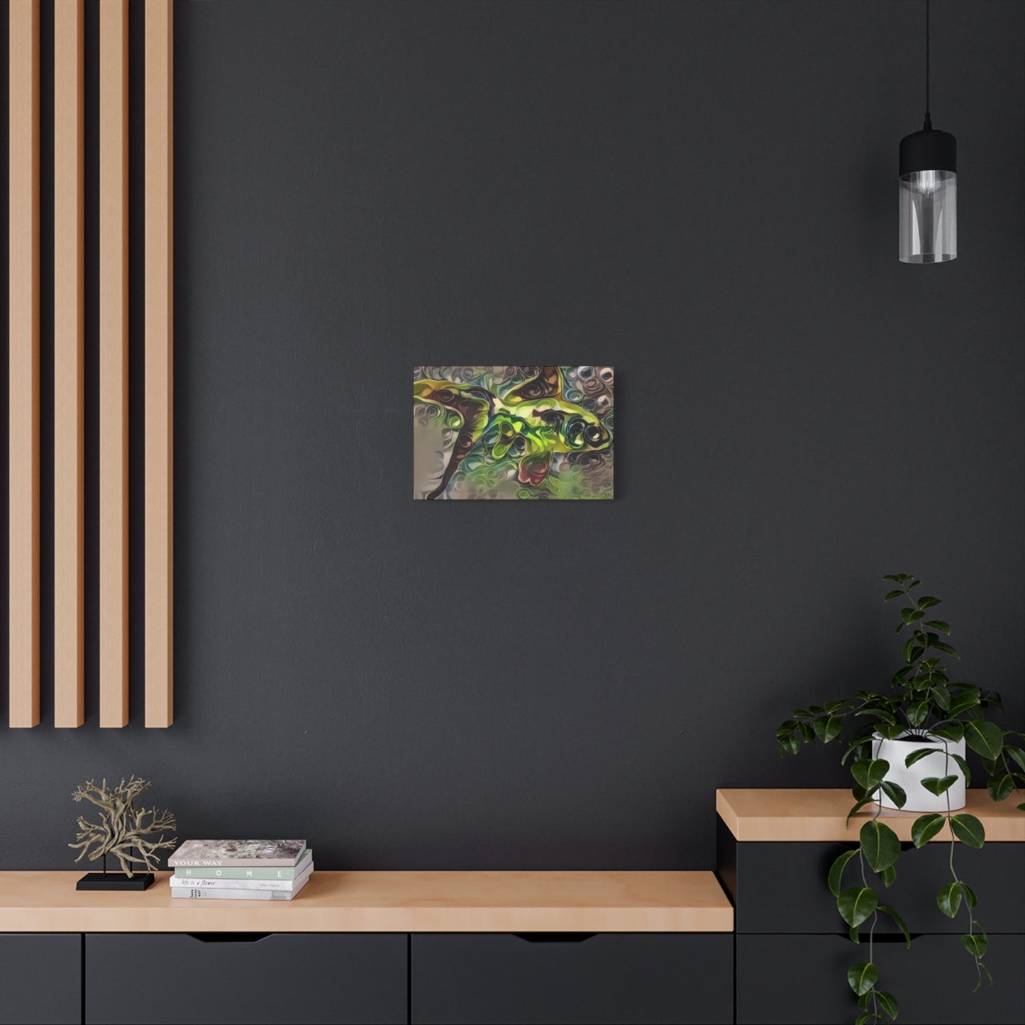 Abstract Nature Canvas Art - Stretched Matte Wall Decor