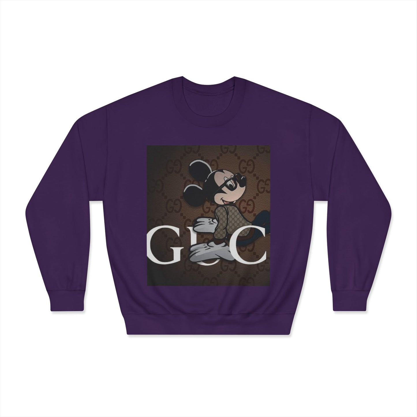 Trendy Mickey Mouse Graphic Crewneck Sweatshirt - Unisex Casual Wear