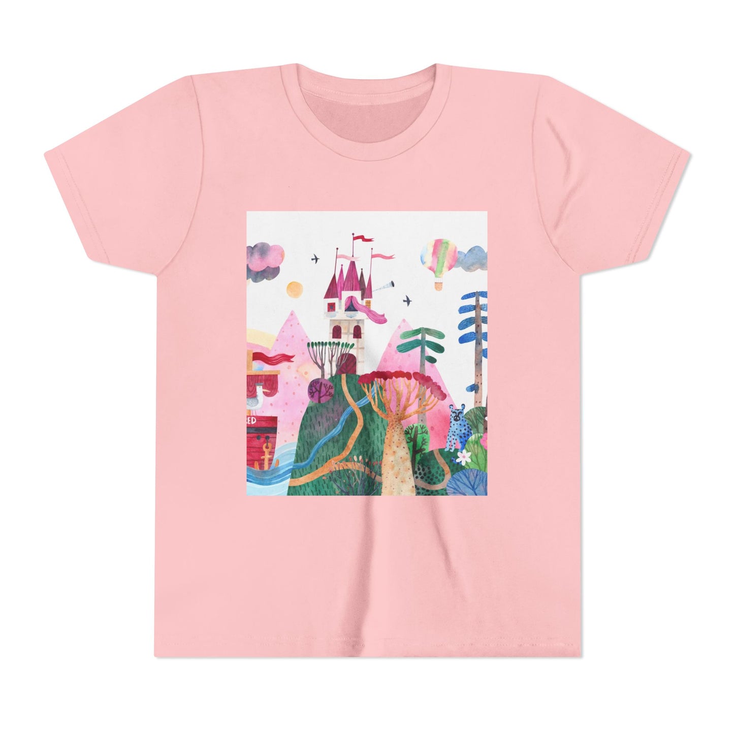 Mermaid Dreams Youth Tee - Cute Short Sleeve T-Shirt for Girls