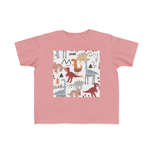 Toddler Dinosaur Jersey Tee - Fun Roar Design for Little Explorers
