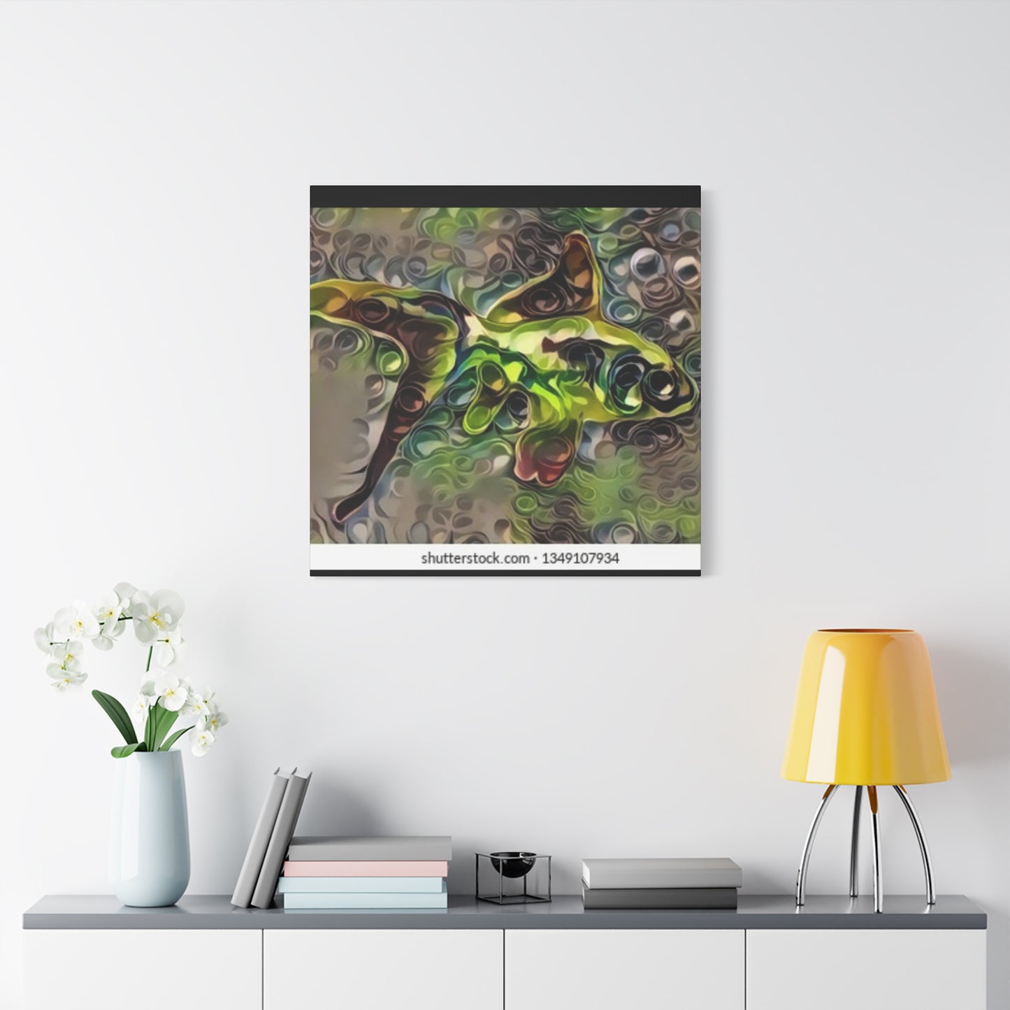 Abstract Nature Canvas Art - Stretched Matte Wall Decor