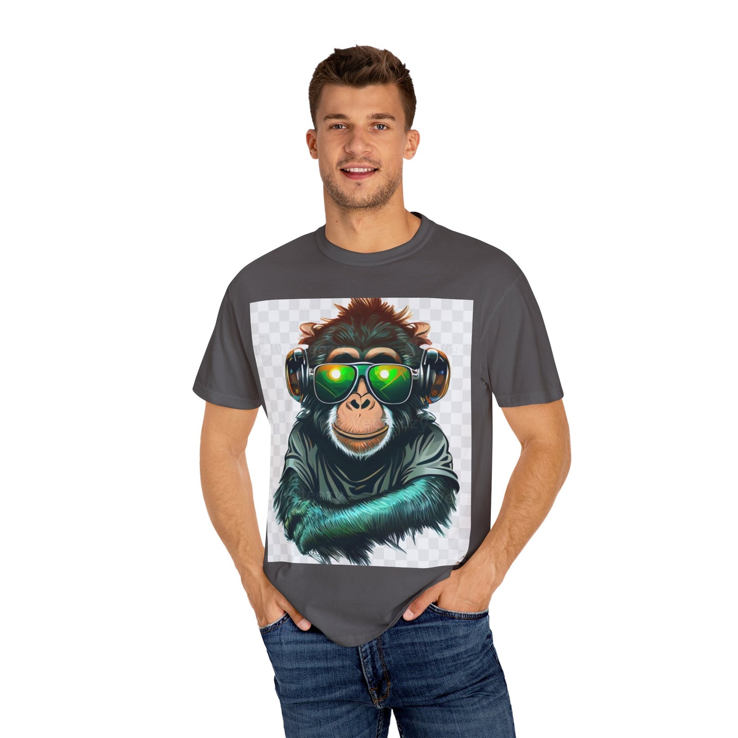 Cool Monkey Graphic Unisex T-Shirt - Perfect for Music Lovers & Casual Vibes