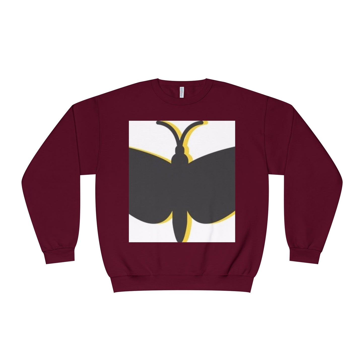 Butterfly Emblem Unisex Sweatshirt - Cozy Style for Nature Lovers