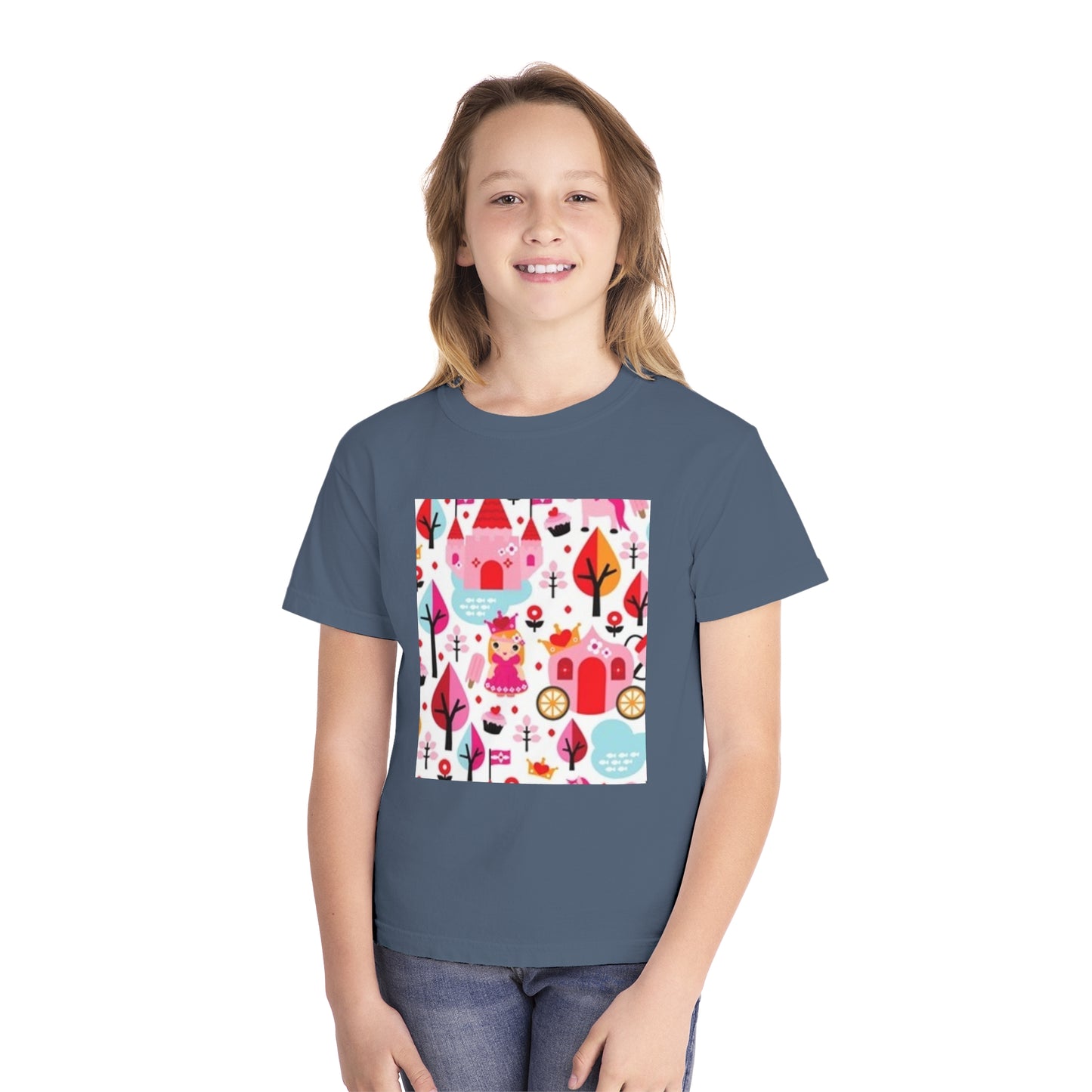 Youth Midweight Tee - Whimsical Fairy Tale Design for Kids