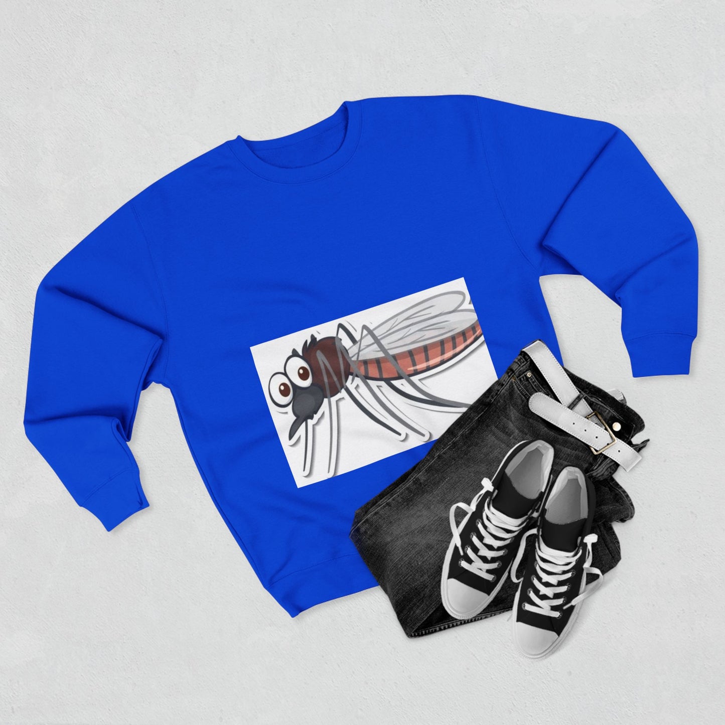 Funny Mosquito Graphic Unisex Crewneck Sweatshirt