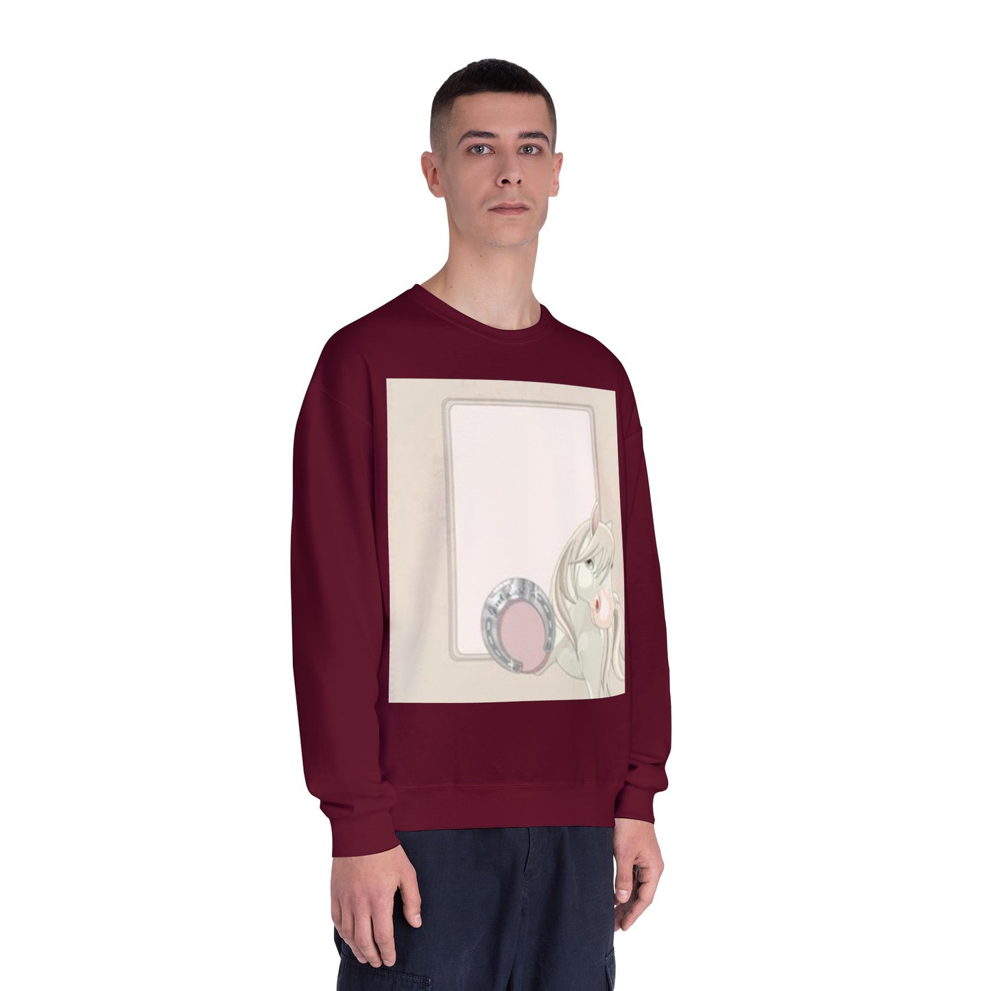 Cute Unicorn Blank Space Unisex Crewneck Sweatshirt