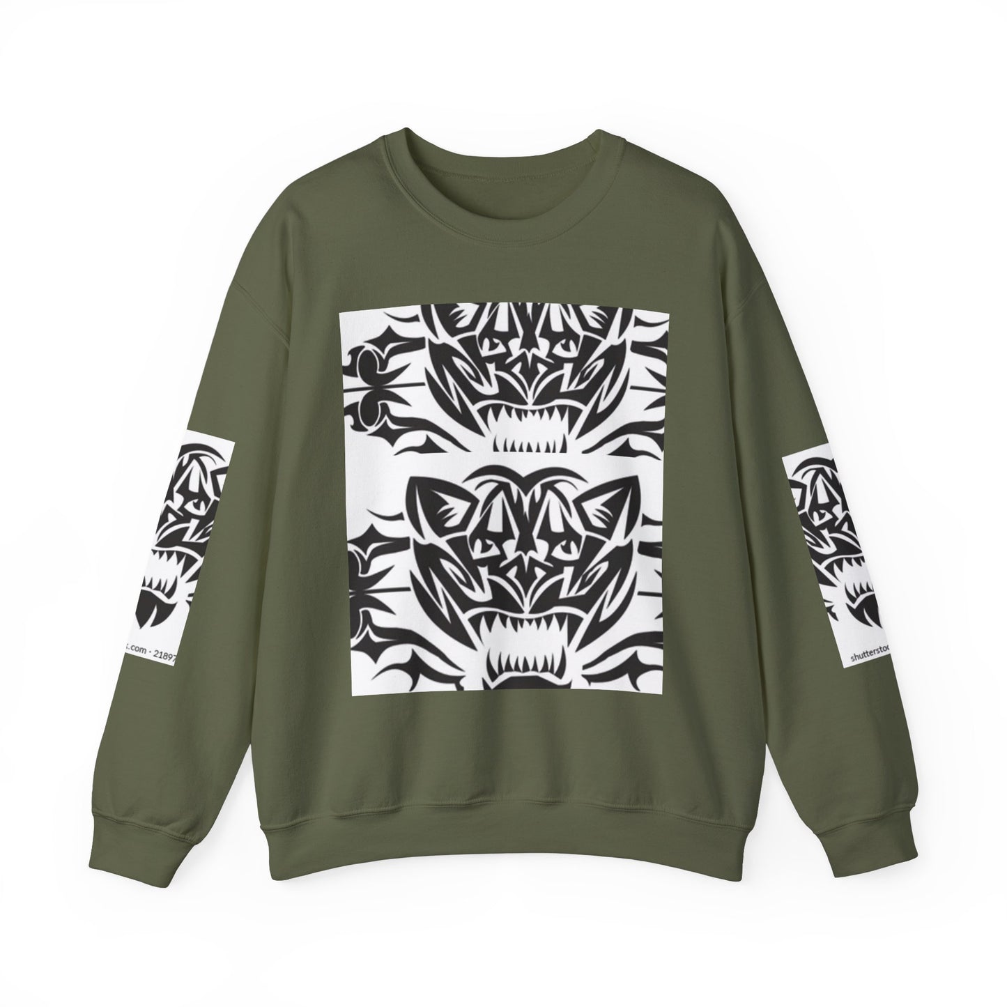 Bold Tiger Graphic Unisex Sweatshirt - Fierce Animal Design