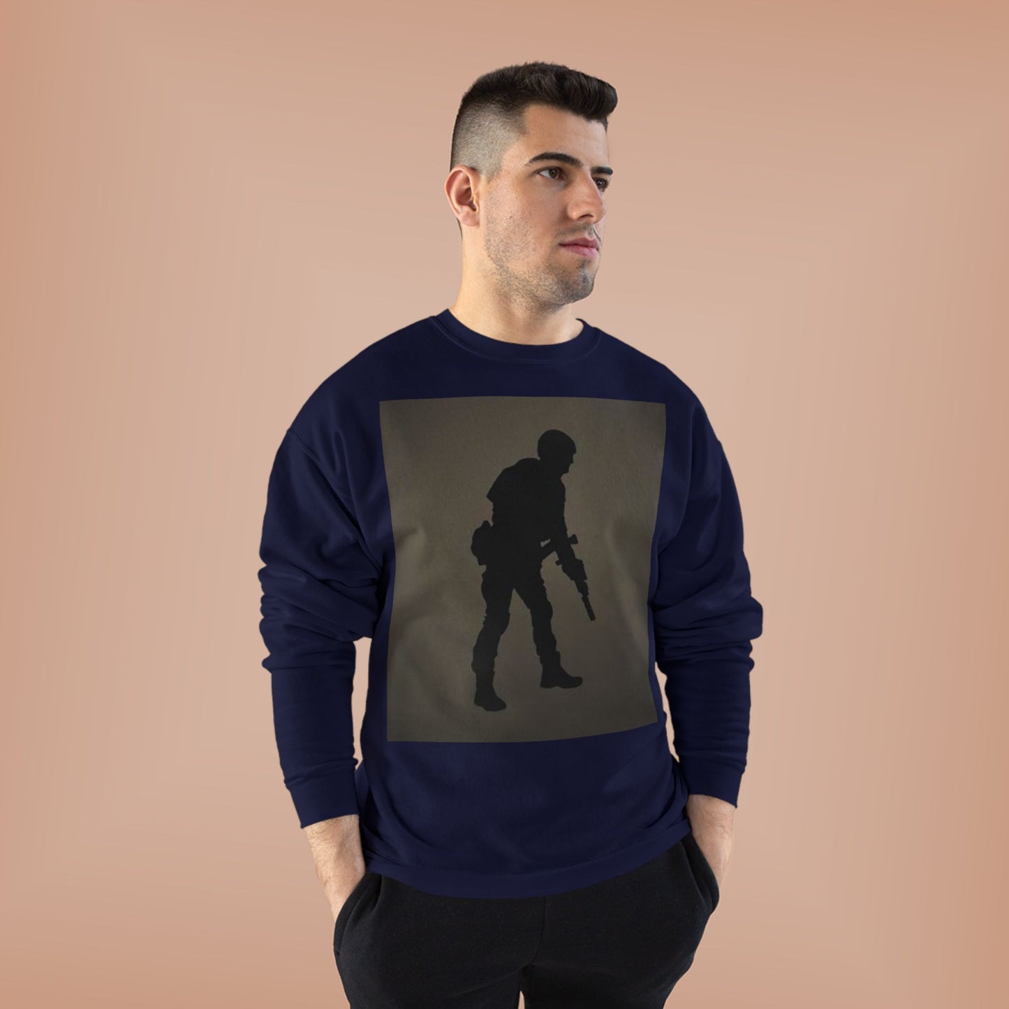 Unisex EcoSmart® Crewneck Sweatshirt - Military Inspired Design
