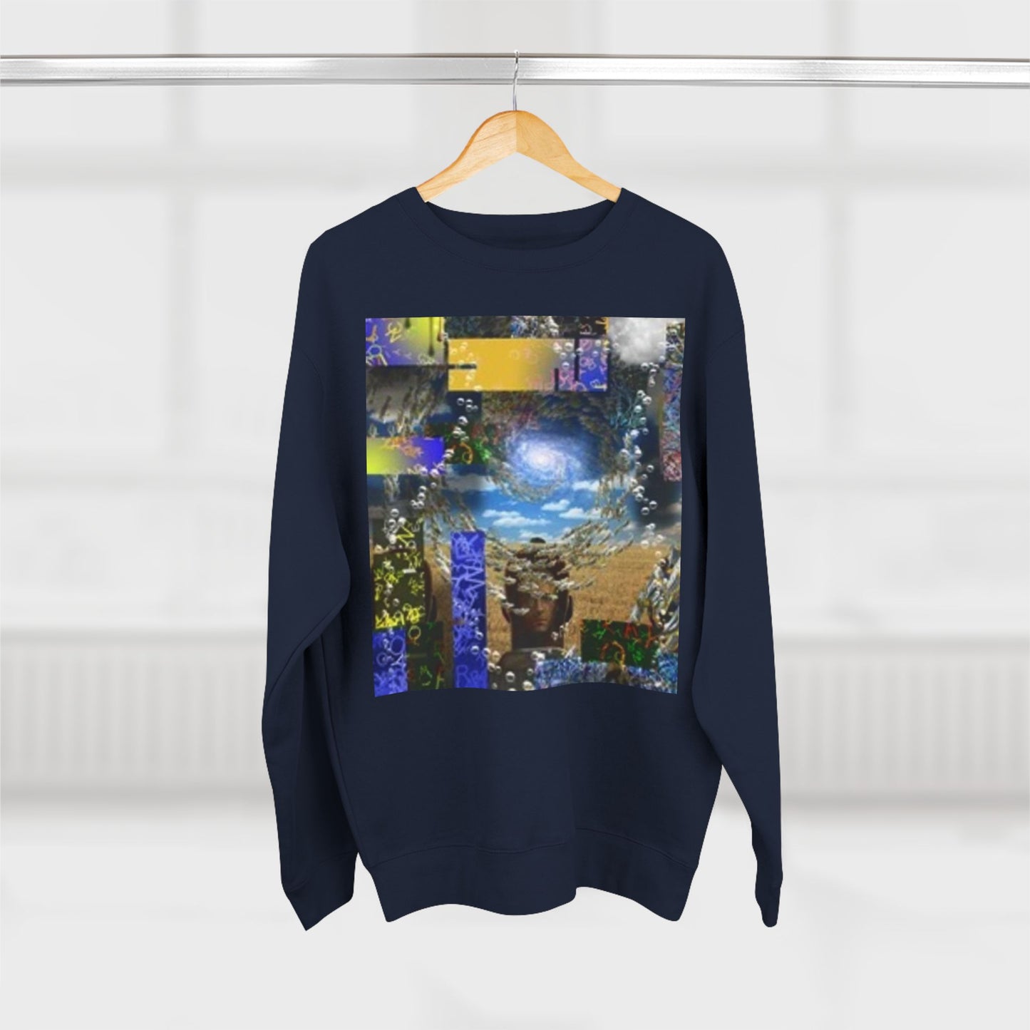 Cosmic Adventure Unisex Crewneck Sweatshirt - Unique Art Print