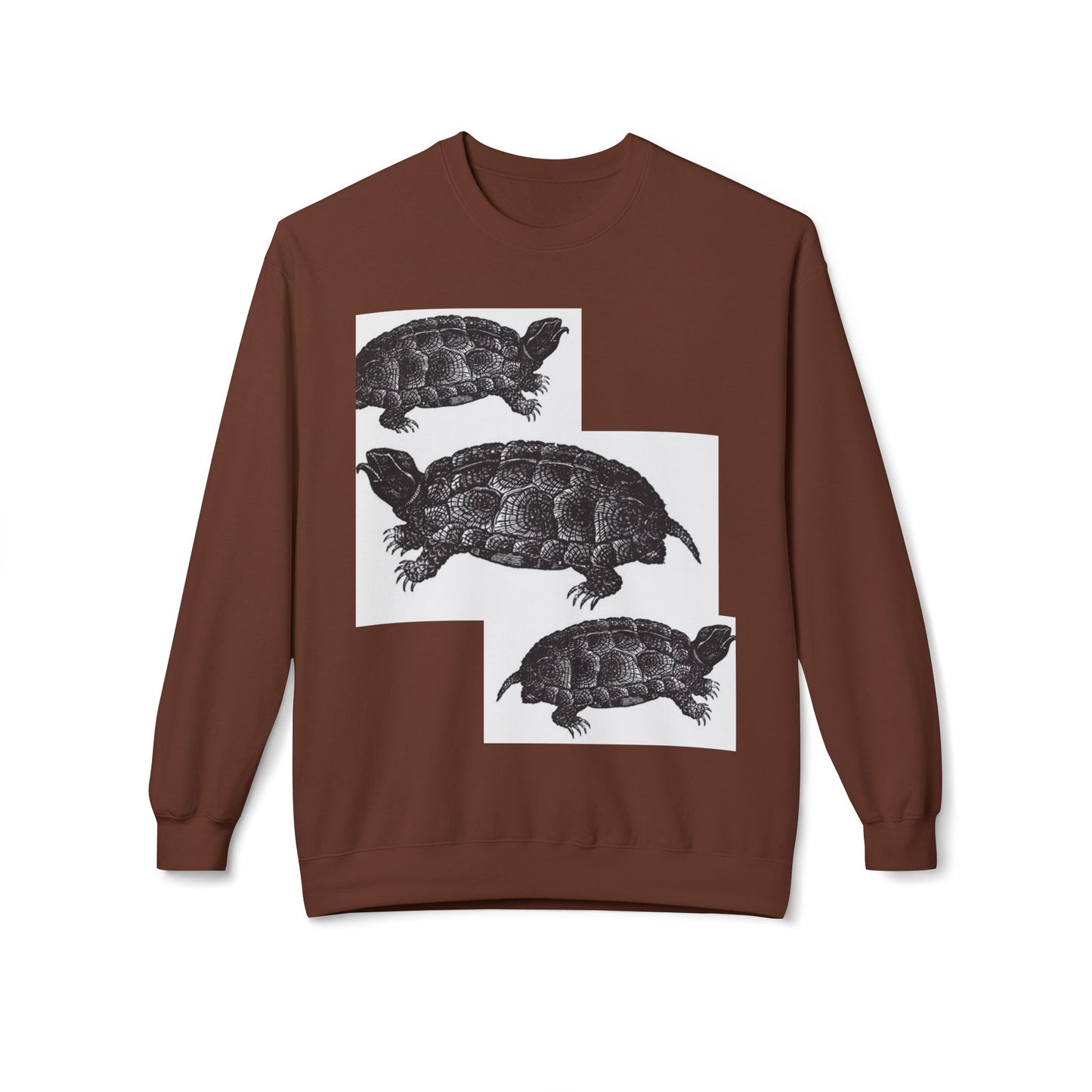 Cozy Turtle Graphic Sweatshirt - Unique Wildlife Apparel