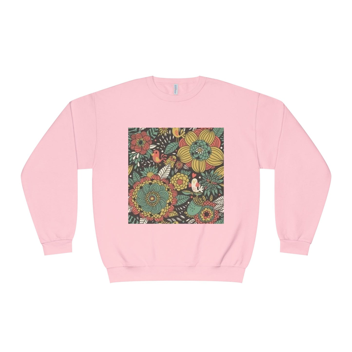 Vibrant Floral Unisex Crewneck Sweatshirt - Cozy Nature-Inspired Apparel