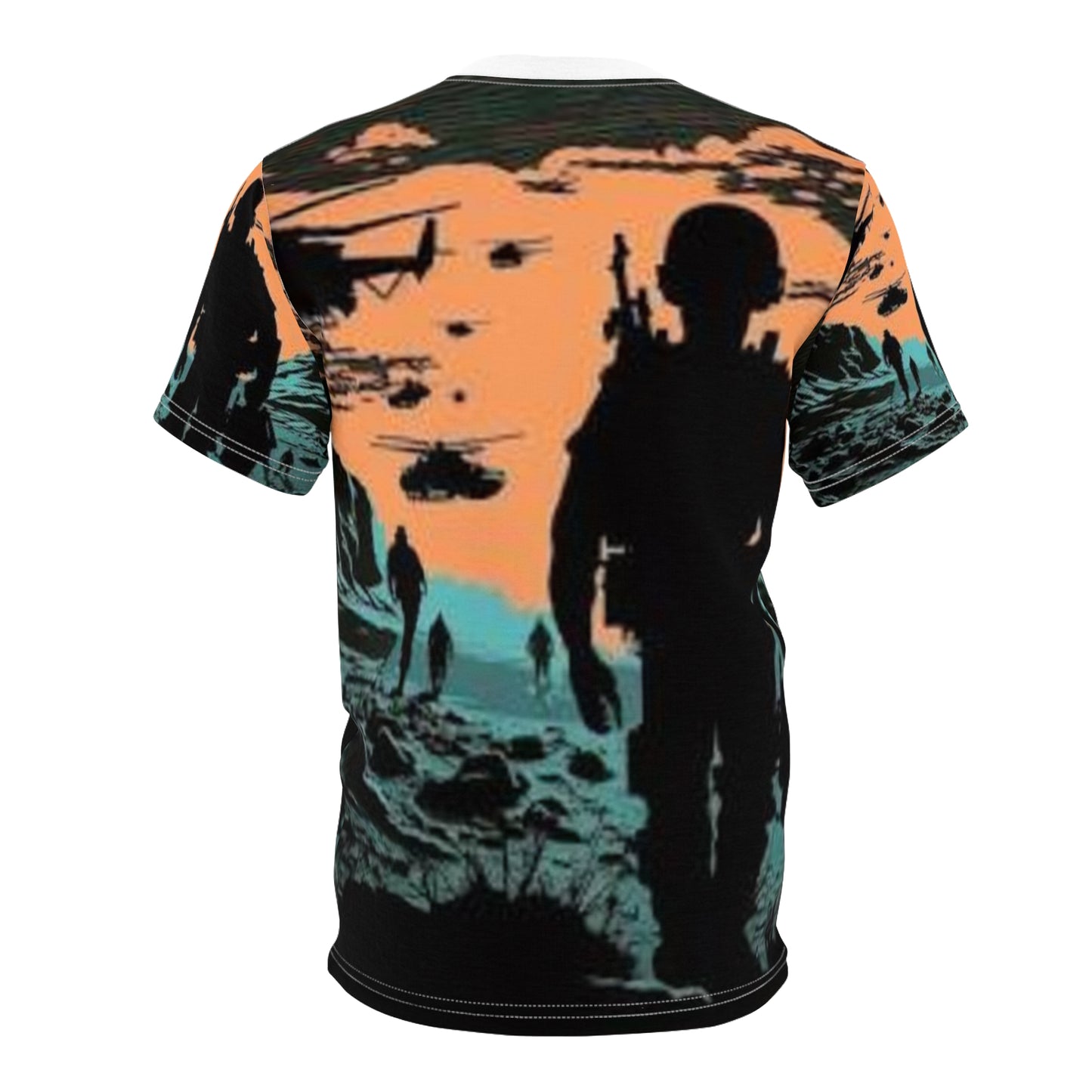 Camo Adventure Unisex Tee - Military Silhouette Design