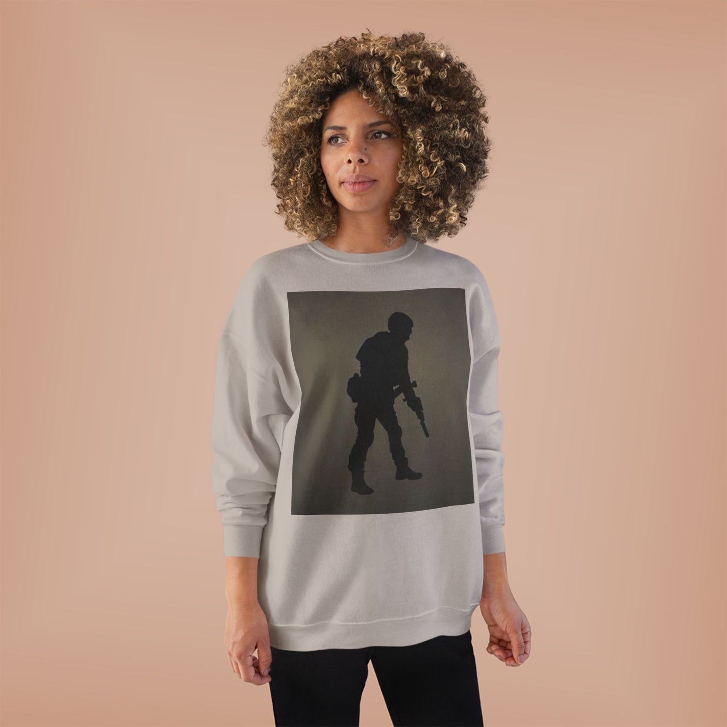 Unisex EcoSmart® Crewneck Sweatshirt - Military Inspired Design