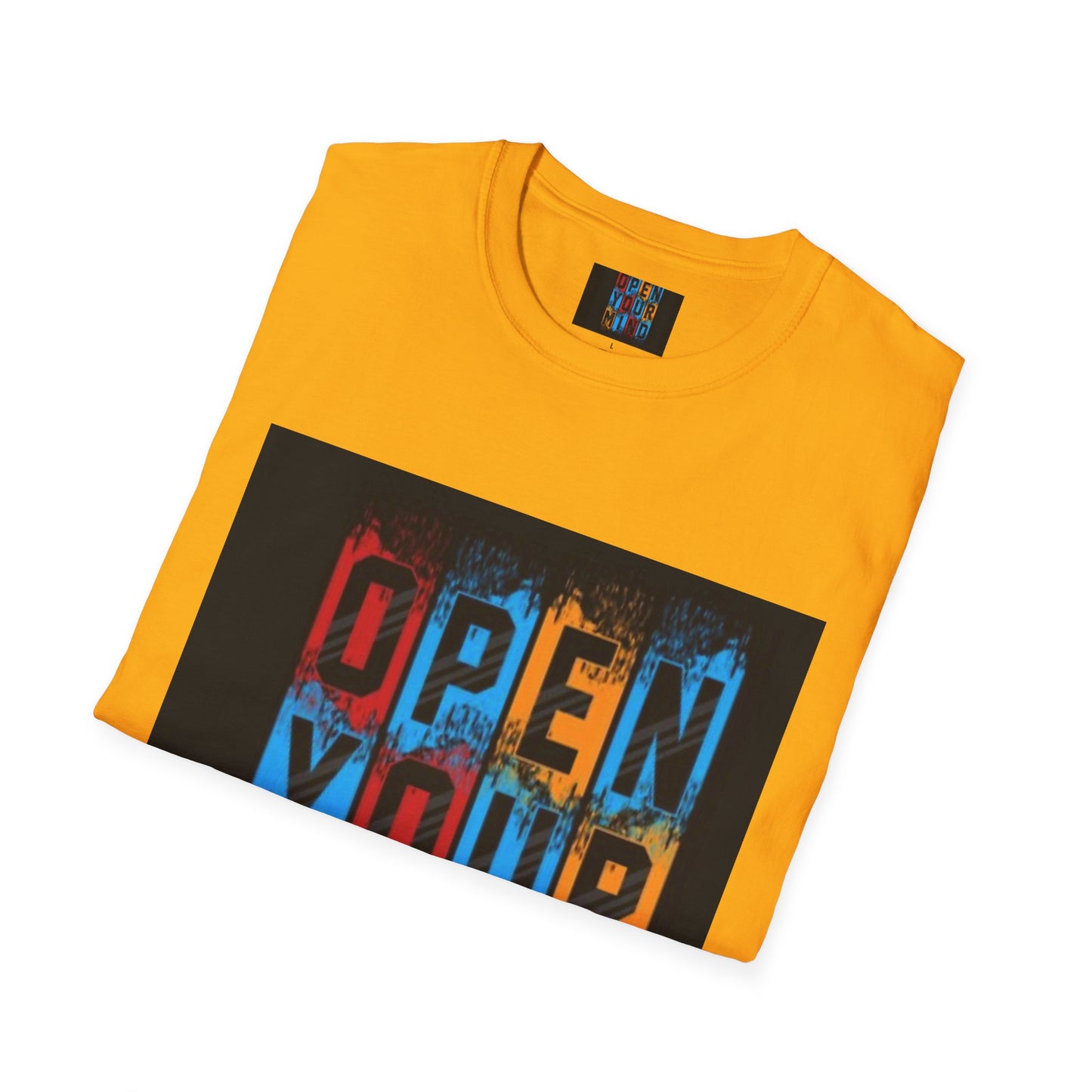 Open Your Mind Unisex Softstyle T-Shirt - Inspiring Wear for Creative Souls
