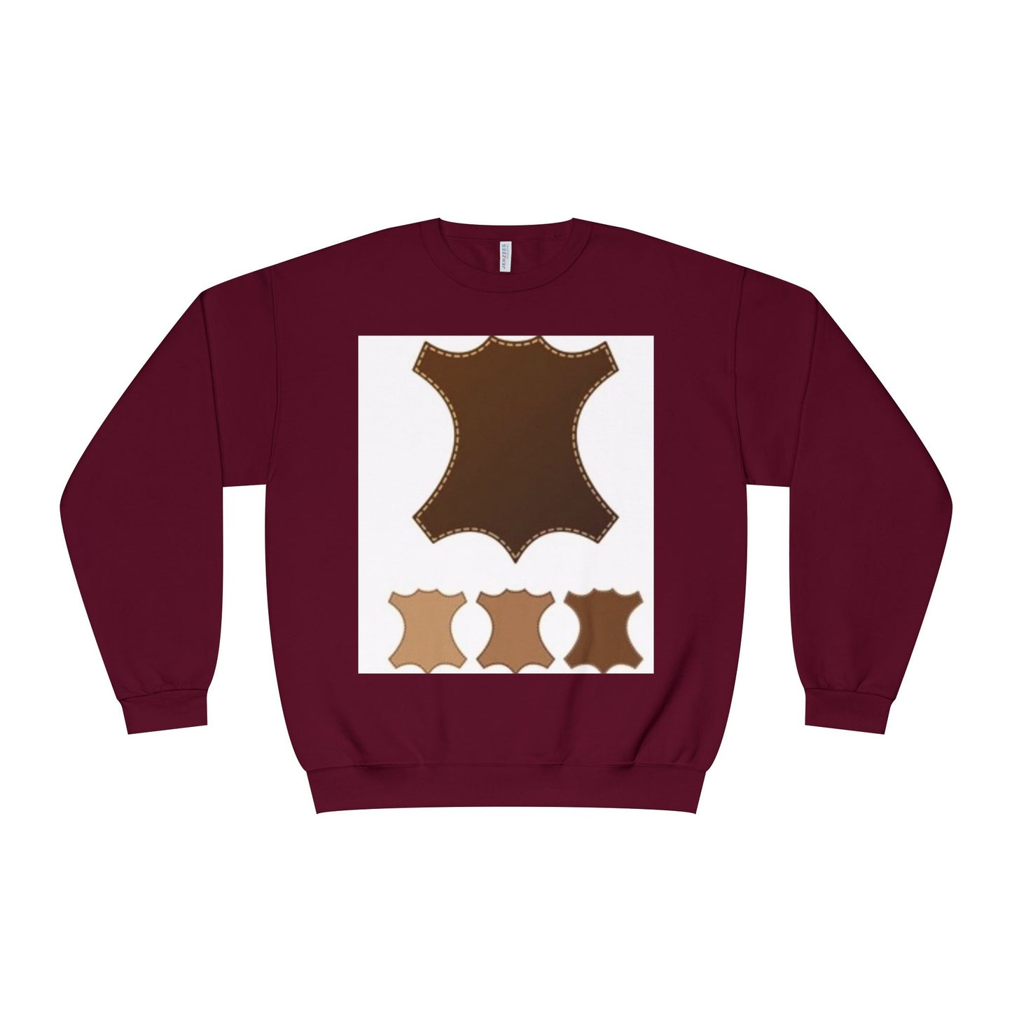 Artisan Leather Pattern Unisex Crewneck Sweatshirt