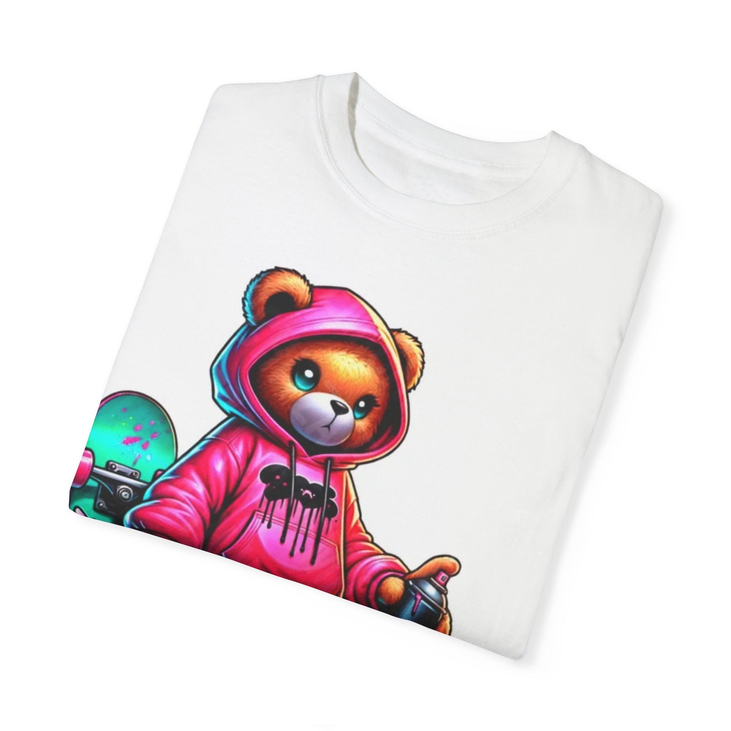Graffiti Bear Unisex T-Shirt - Cool Streetwear Design for Skateboard Lovers