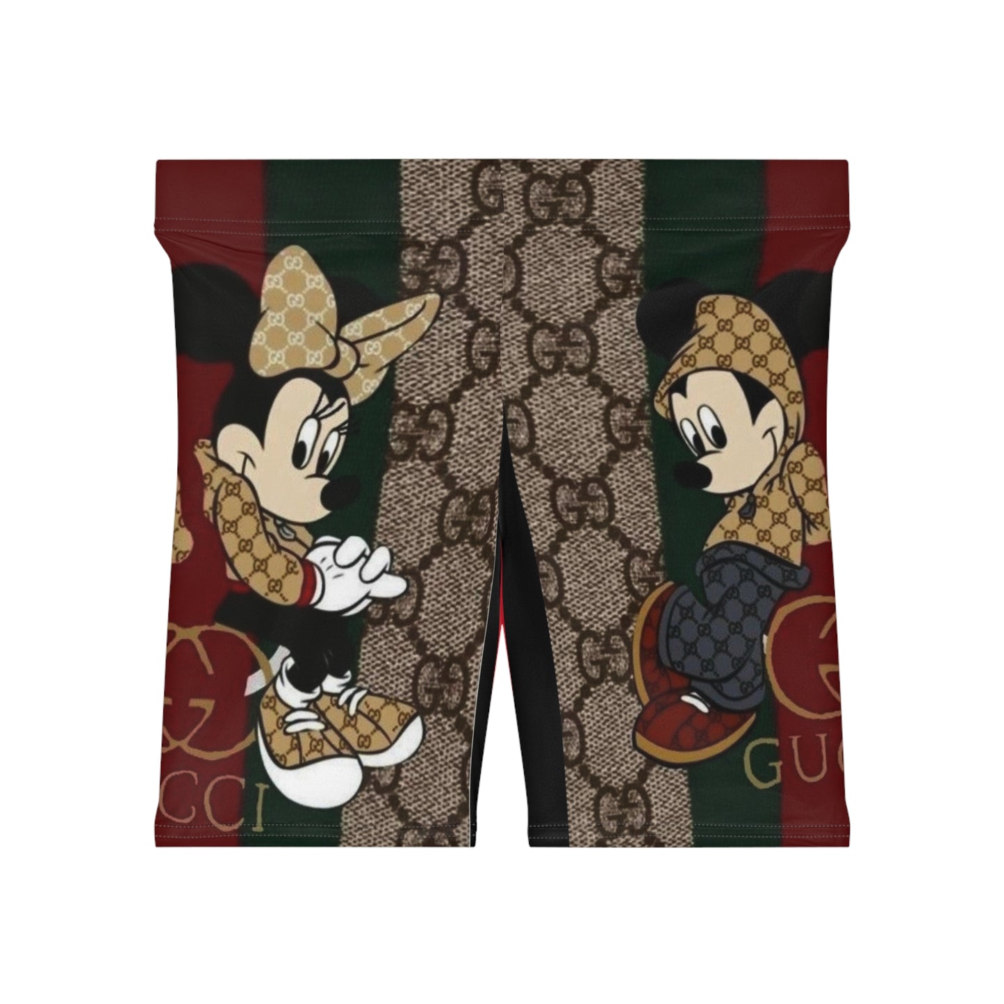 Stylish Women's Biker Shorts with Disney Character Design