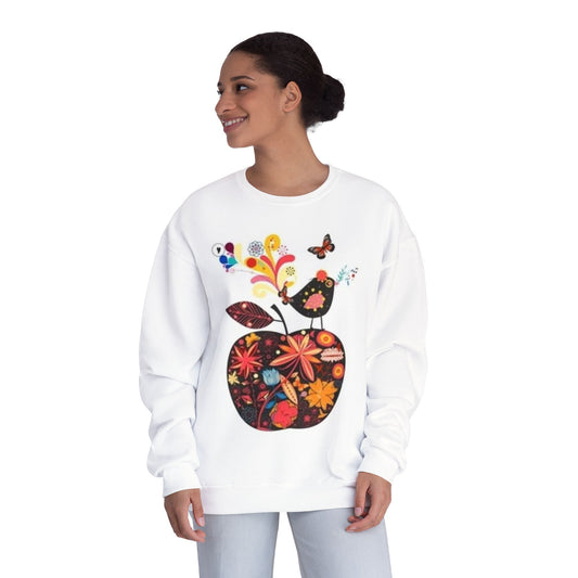 Bright Floral Unisex Crewneck Sweatshirt - Cozy and Stylish