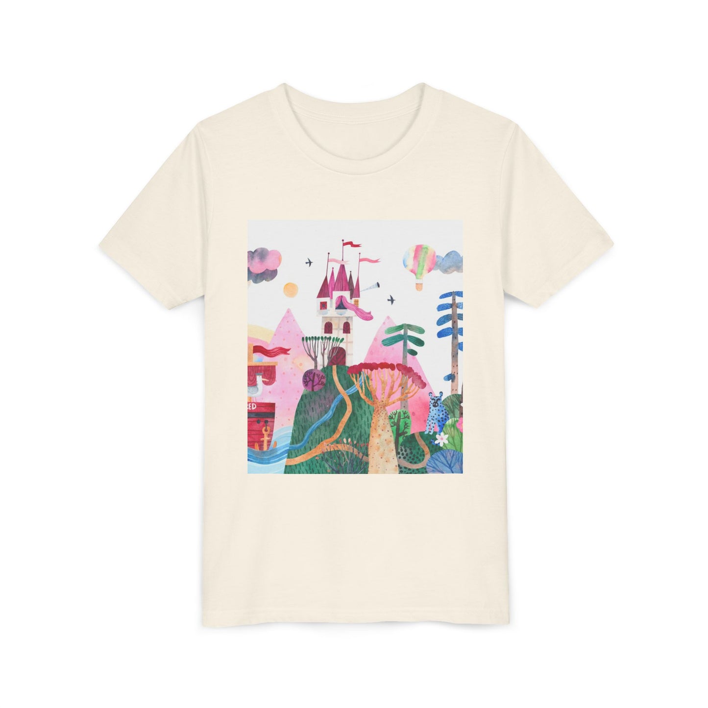 Mermaid Dreams Youth Tee - Cute Short Sleeve T-Shirt for Girls