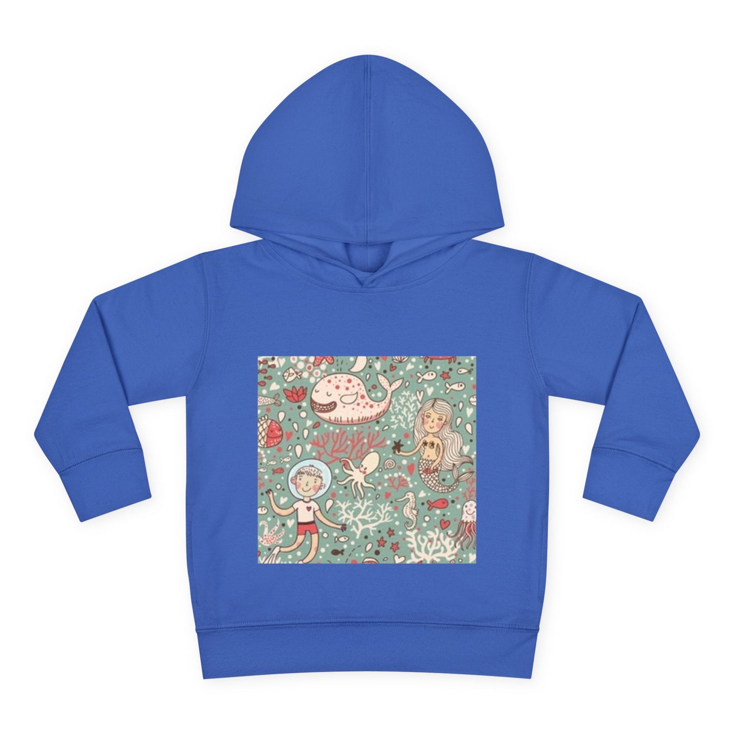 Whimsical Ocean Adventure Toddler Hoodie