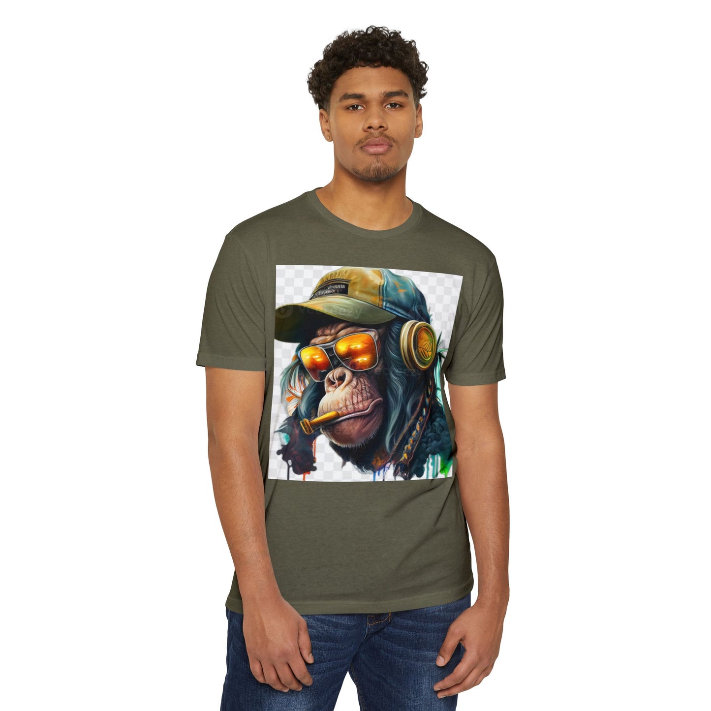 Cool Monkey Graphic Unisex T-Shirt - Perfect for Music Lovers