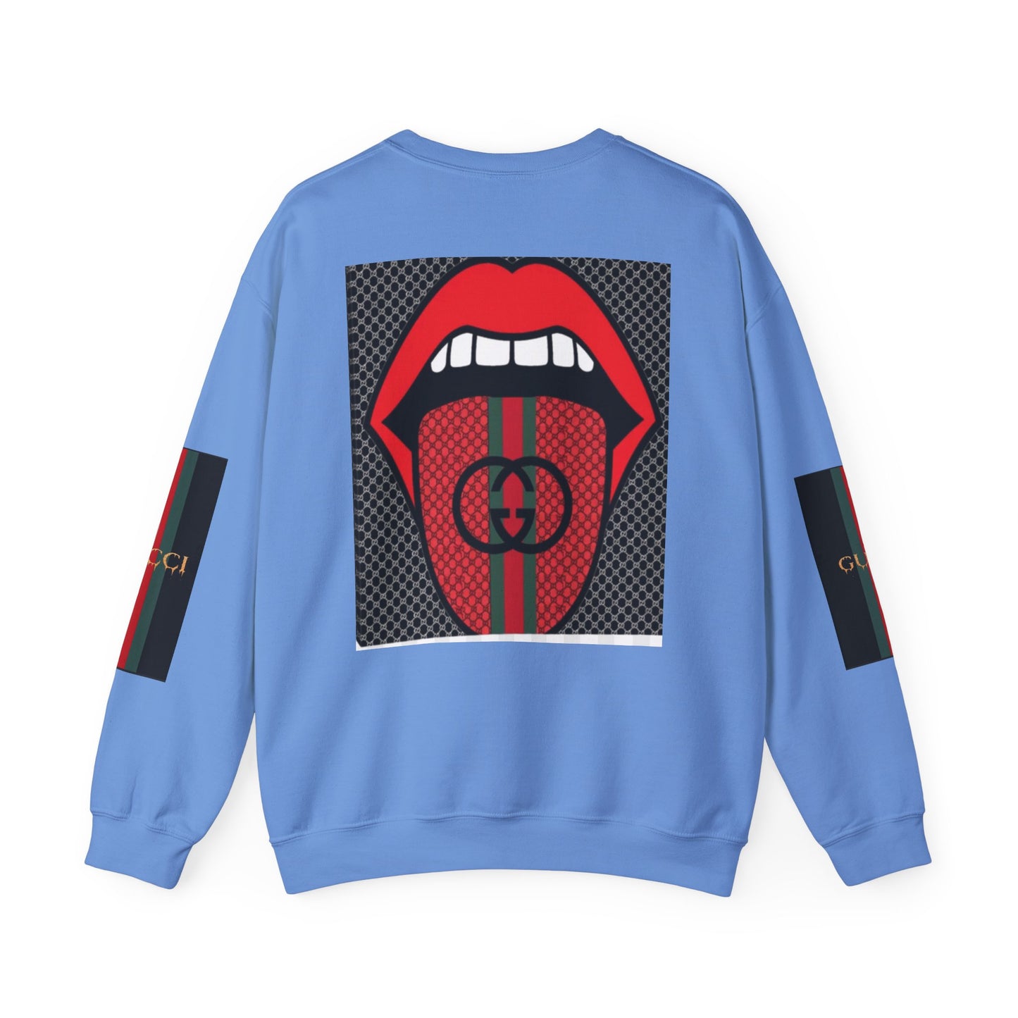Gucci Inspired Unisex Heavy Blend Crewneck Sweatshirt - Bold Graphic Design