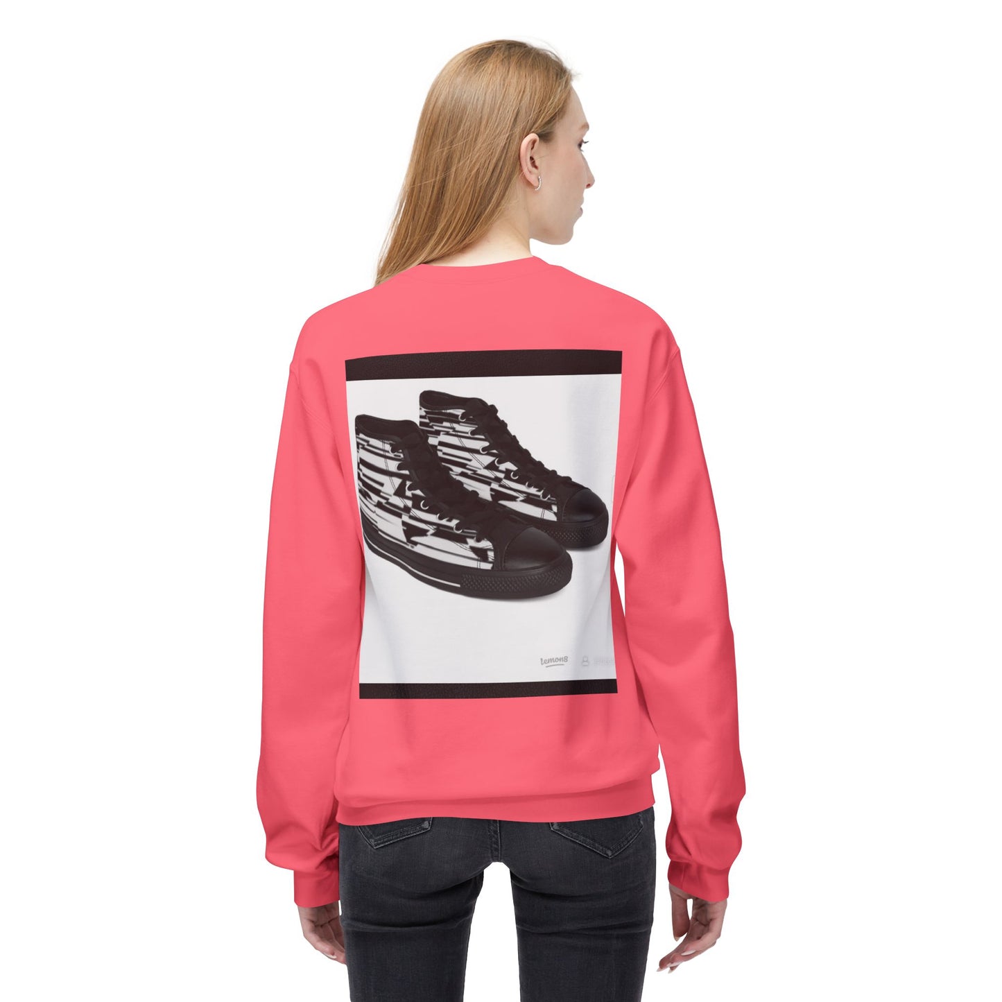 Cool Rhino and Sneakers Fleece Sweatshirt for Trendsetters
