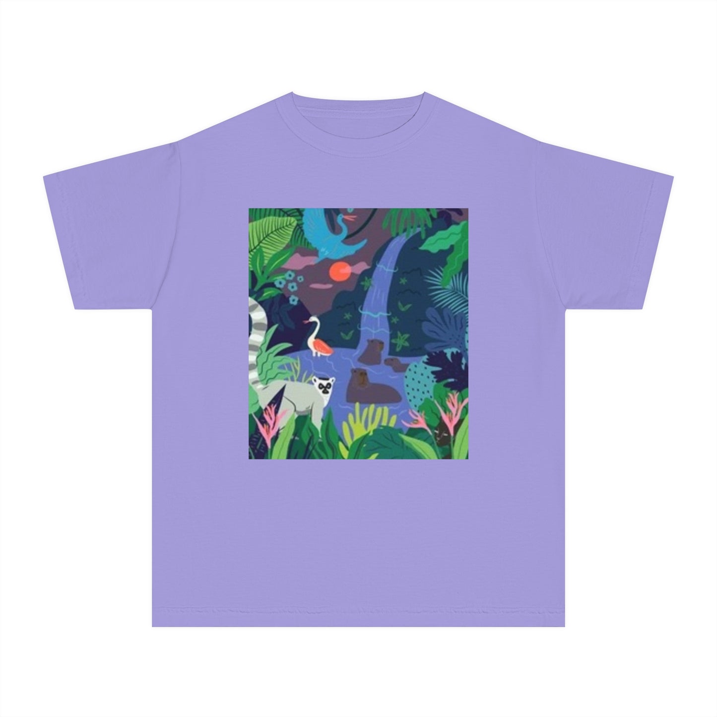 Colorful Jungle Adventure Youth Tee