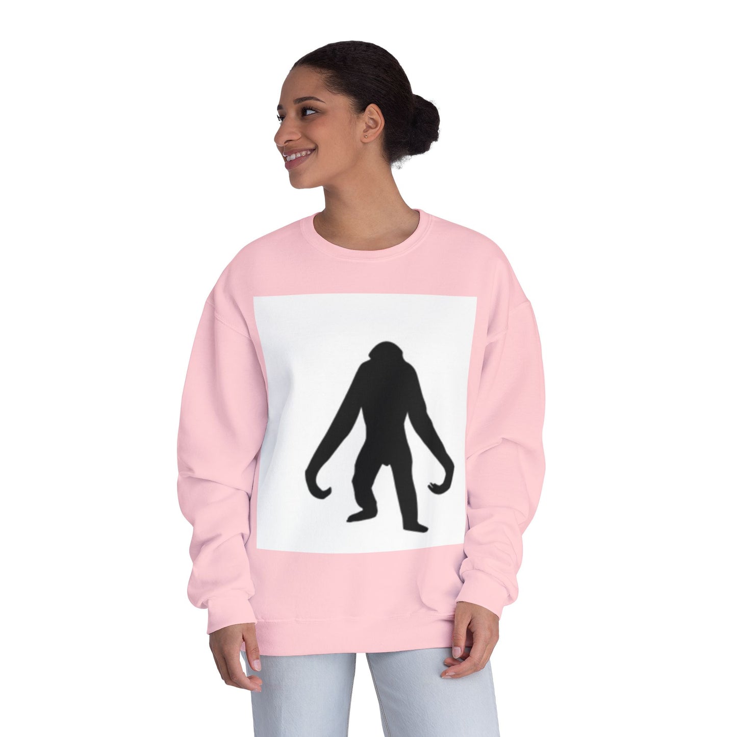 Sasquatch Silhouette Unisex Crewneck Sweatshirt - Cozy & Fun