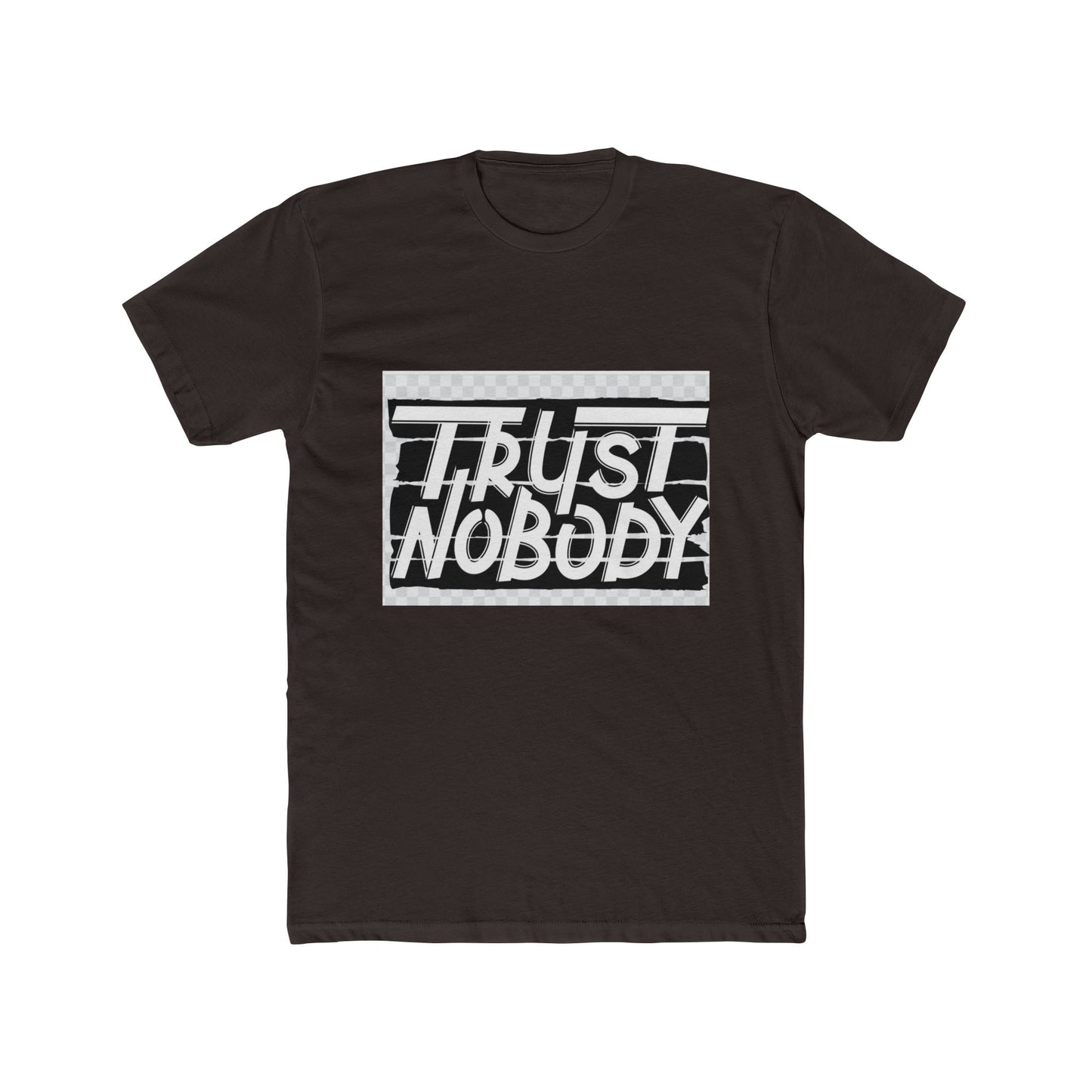 Trust Nobody Unisex Cotton Crew Tee - Trendy Graphic T-Shirt for Casual Style