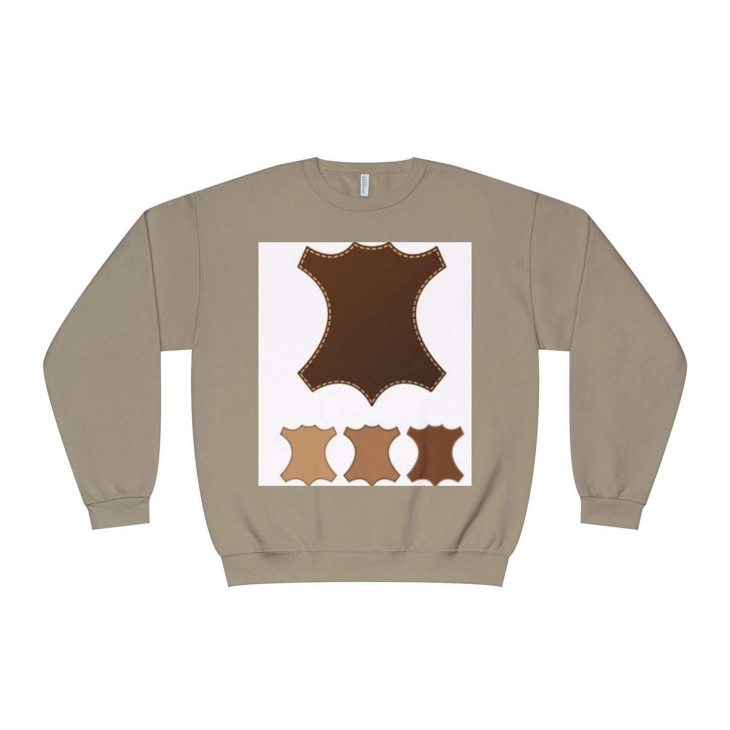 Artisan Leather Pattern Unisex Crewneck Sweatshirt