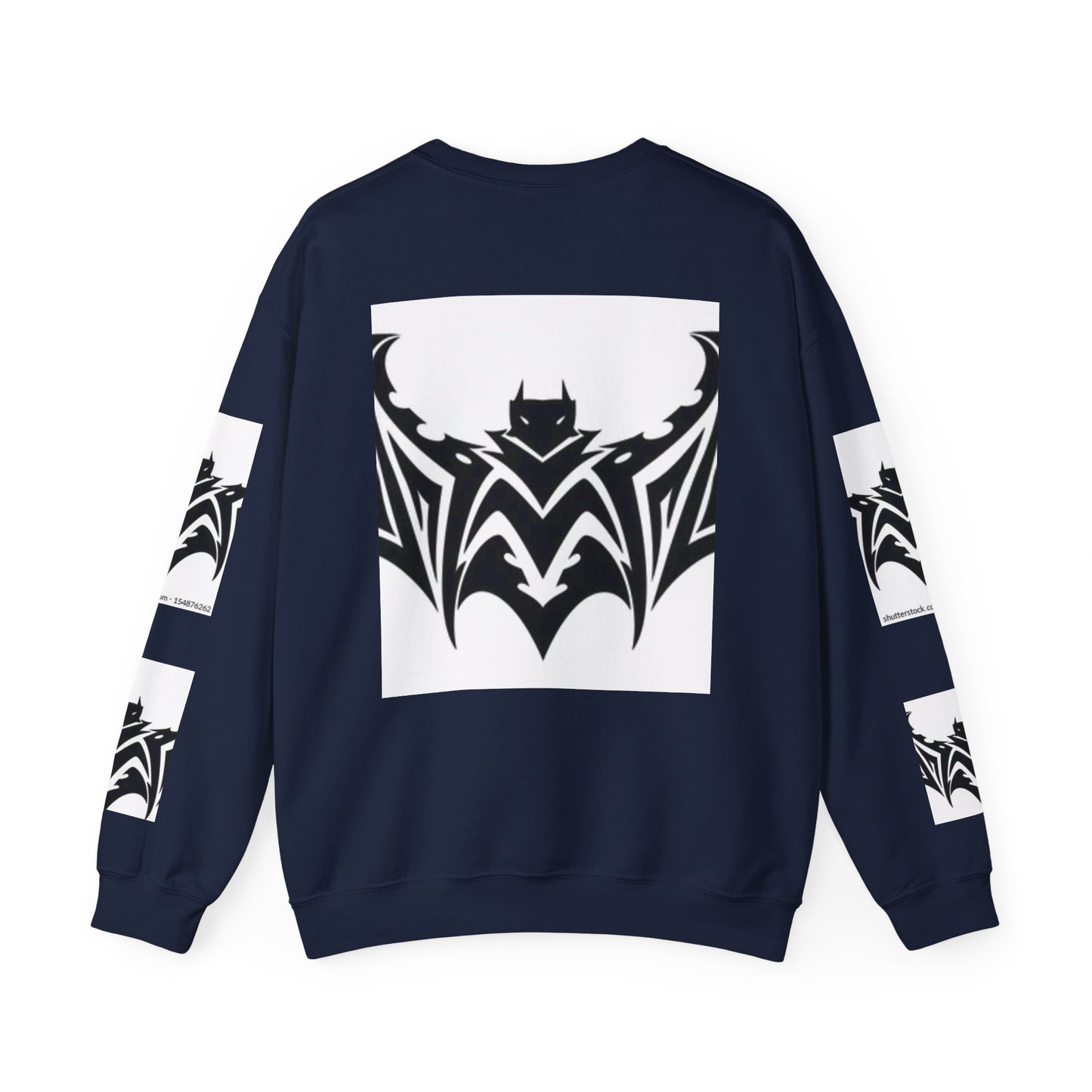 Gothic Bat Sweatshirt - Unisex Crewneck for Halloween & Casual Wear