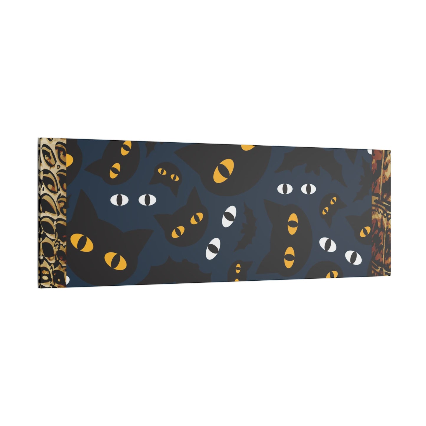 Day of the Dead Pet Canvas Art - Colorful Cat and Dog Wall Decor