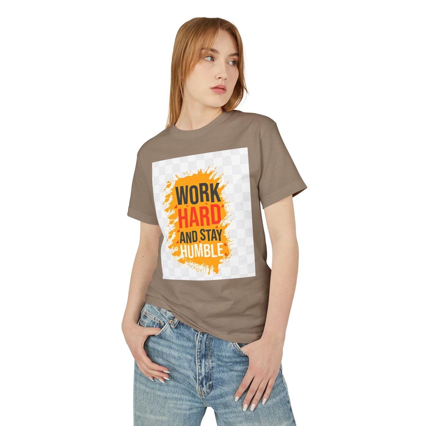 Motivational Unisex Tee - "Work Hard and Stay Humble"