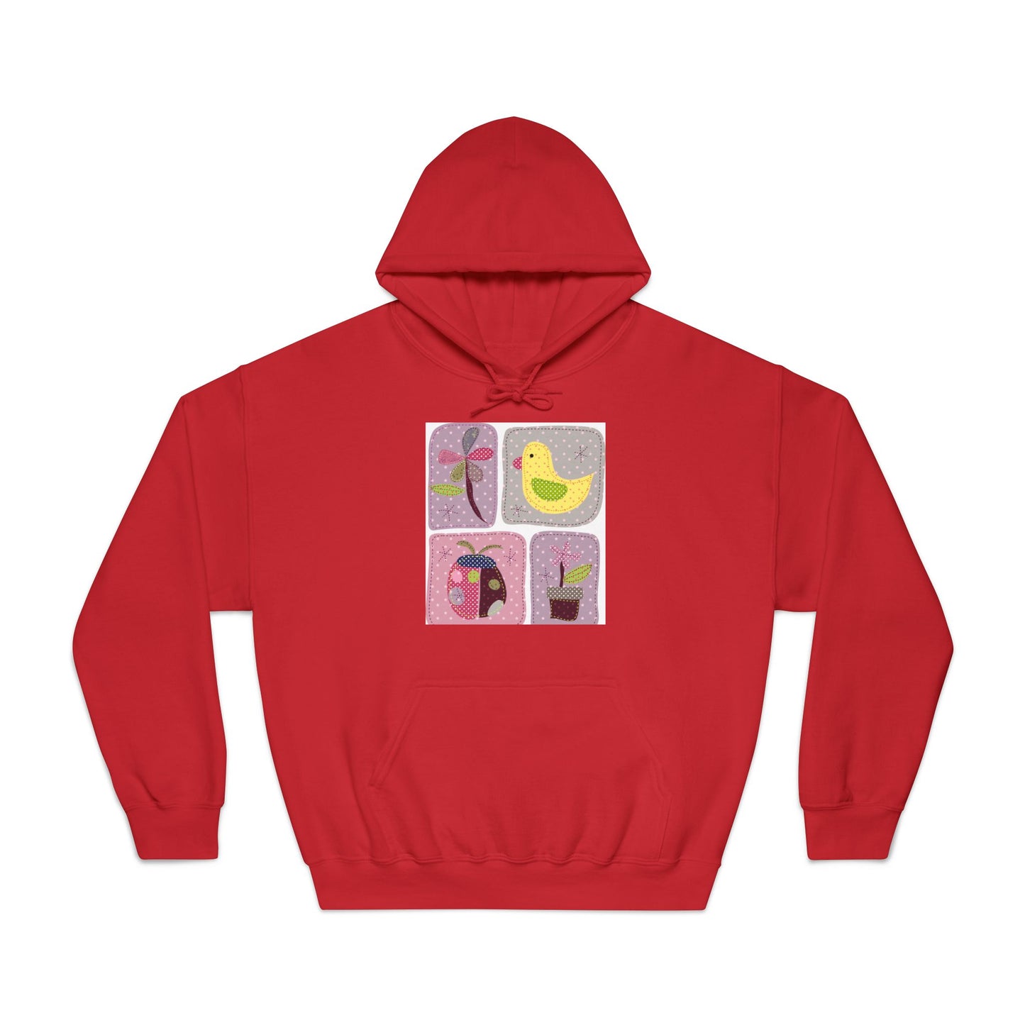 Cozy Unisex Hooded Sweatshirt with Floral Design - Perfect for Spring Celebrations
