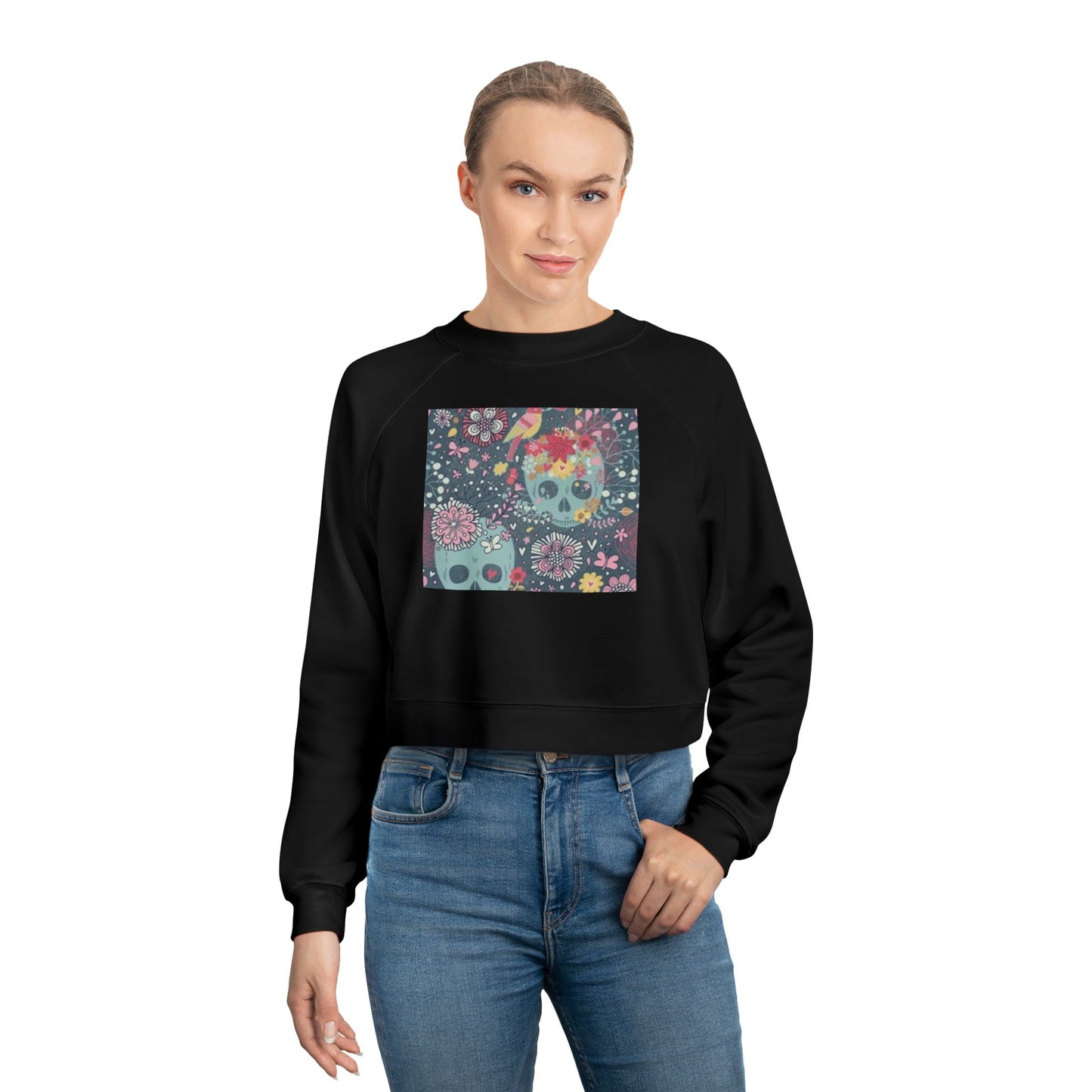 Women's Cropped Fleece Pullover