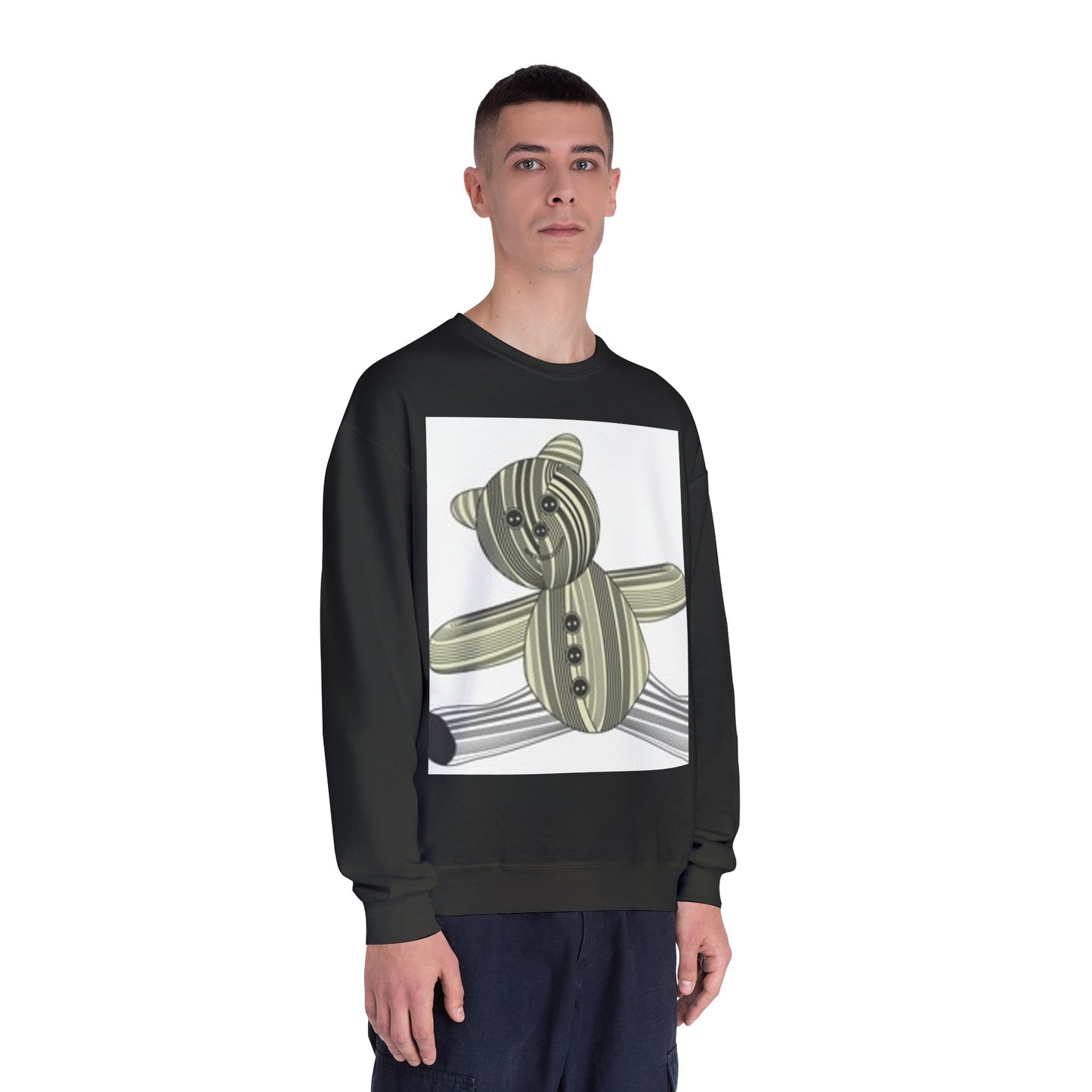 Cozy Teddy Bear Graphic Sweatshirt - Perfect for All Ages