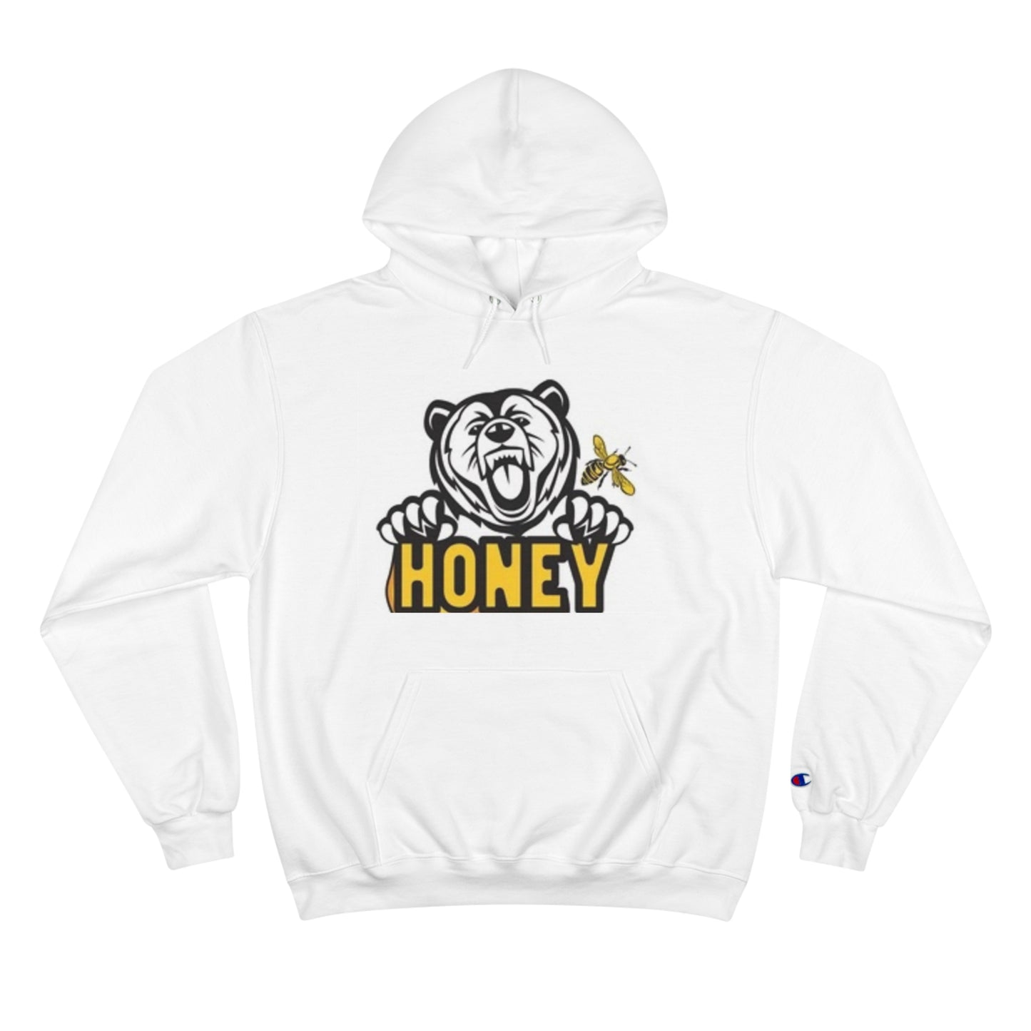 Honey Bear Champion Hoodie - Fun & Cozy Streetwear