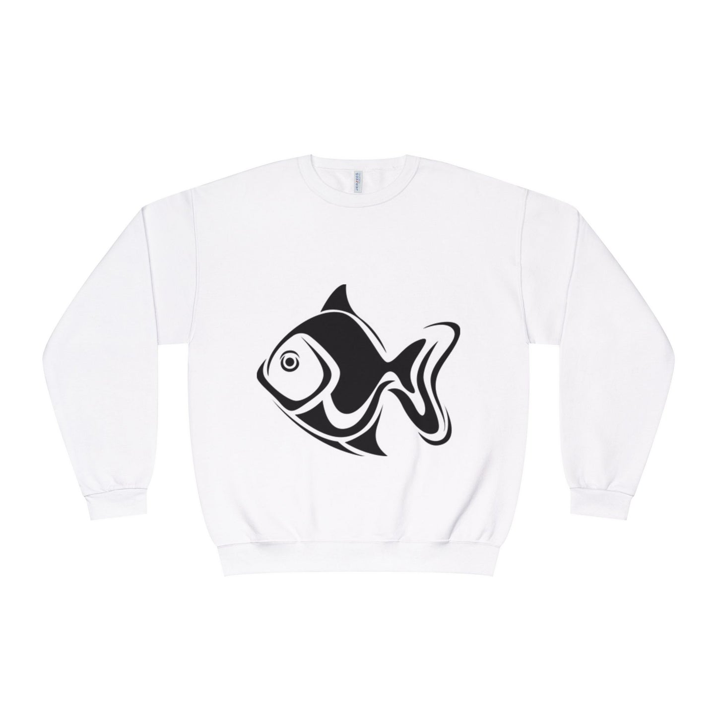 Cute Fish Design Unisex Crewneck Sweatshirt | Cozy Gift for Animal Lovers