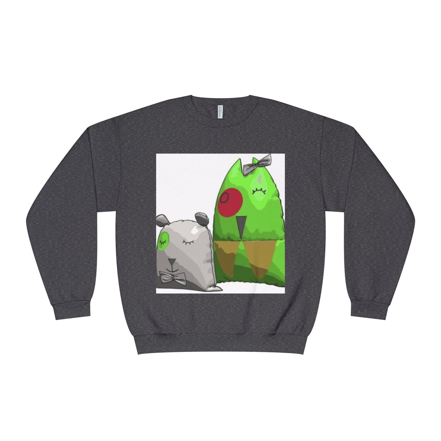 Cute Cartoon Monsters Unisex Crewneck Sweatshirt - Cozy Fun for All Ages